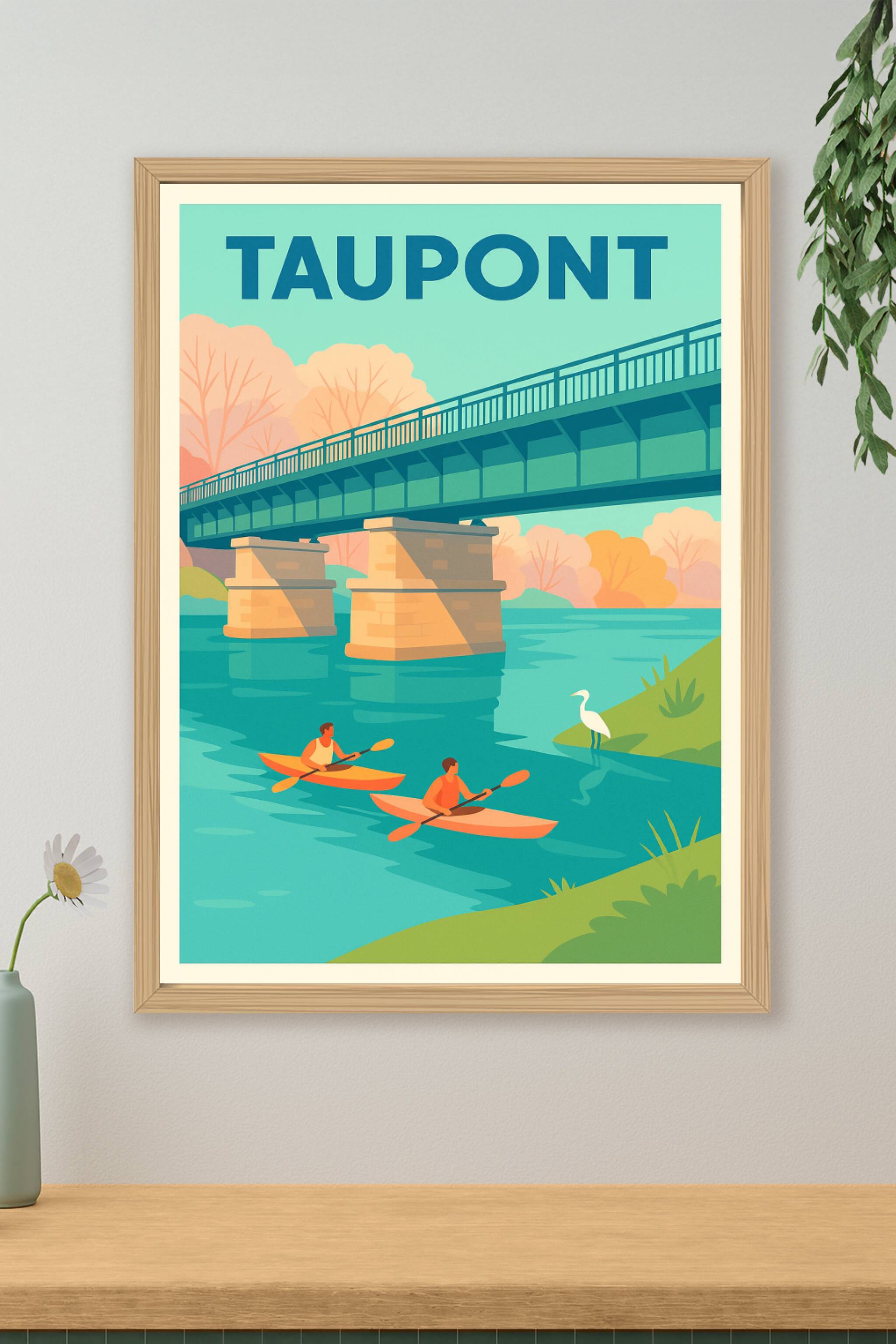 Affiche de Taupont - L'évasion paisible au fil de l'eau