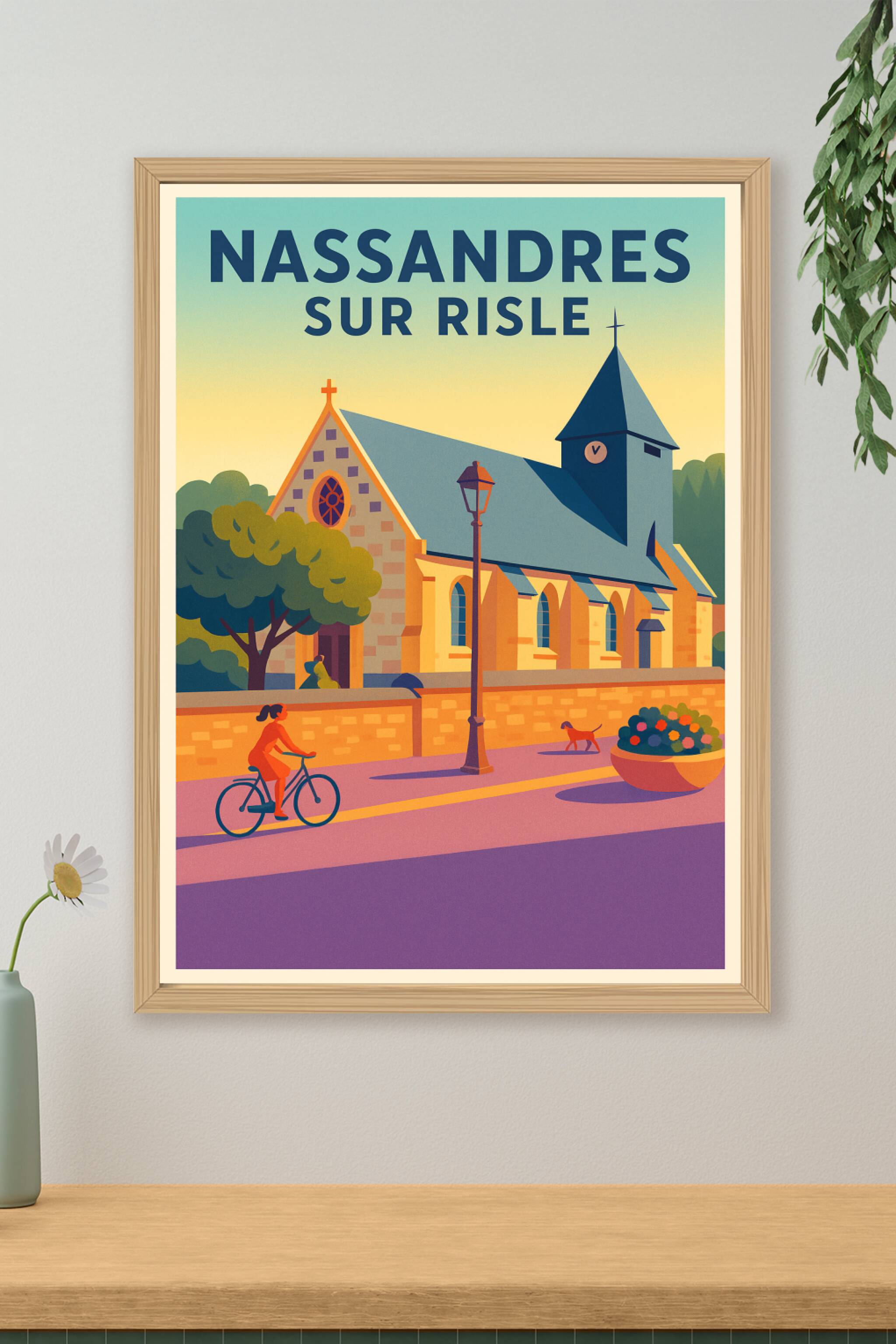 Affiche de Nassandres sur Risle - Charme et Sérénité Normande