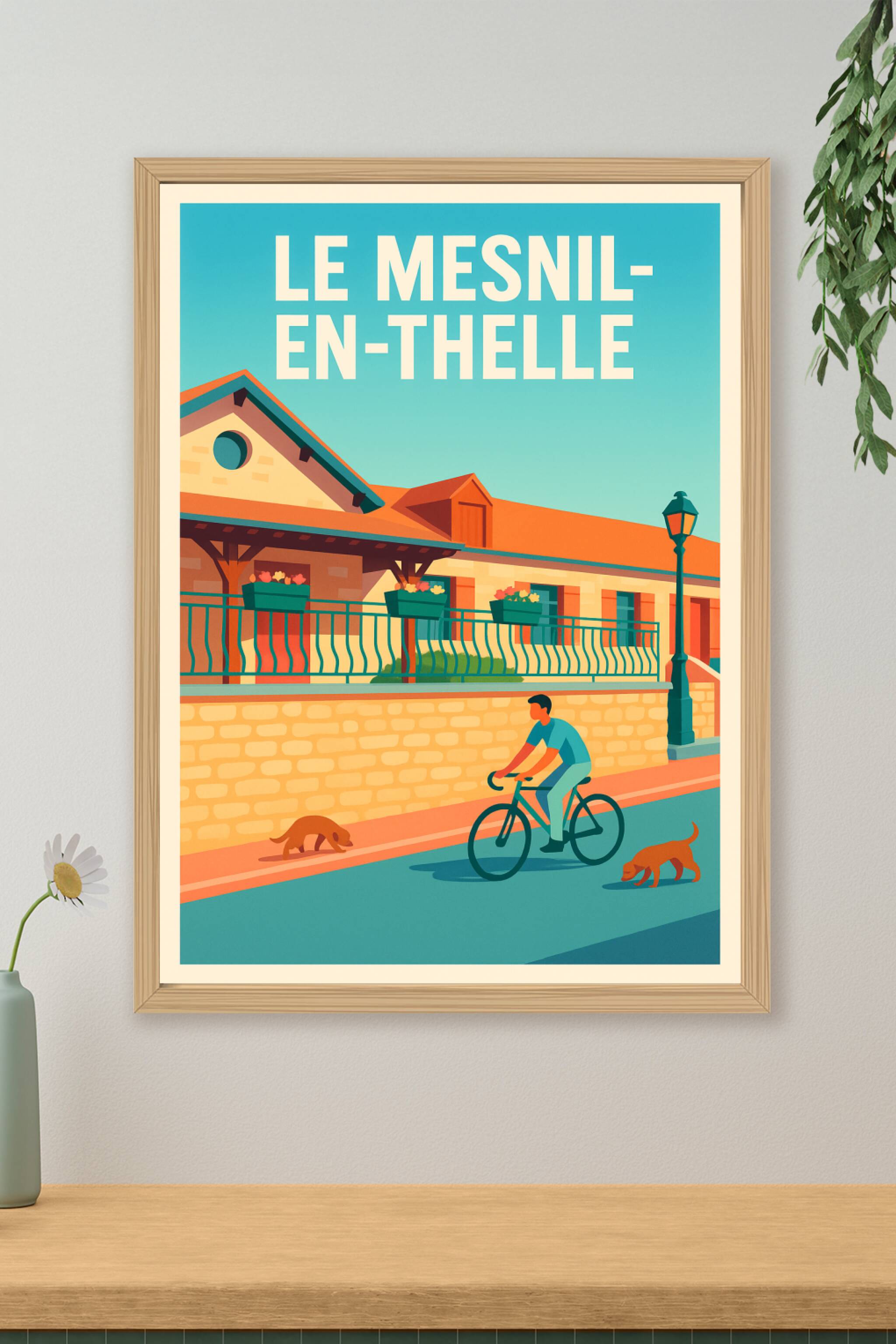 Affiche de Le Mesnil-en-Thelle - Balade paisible à vélo