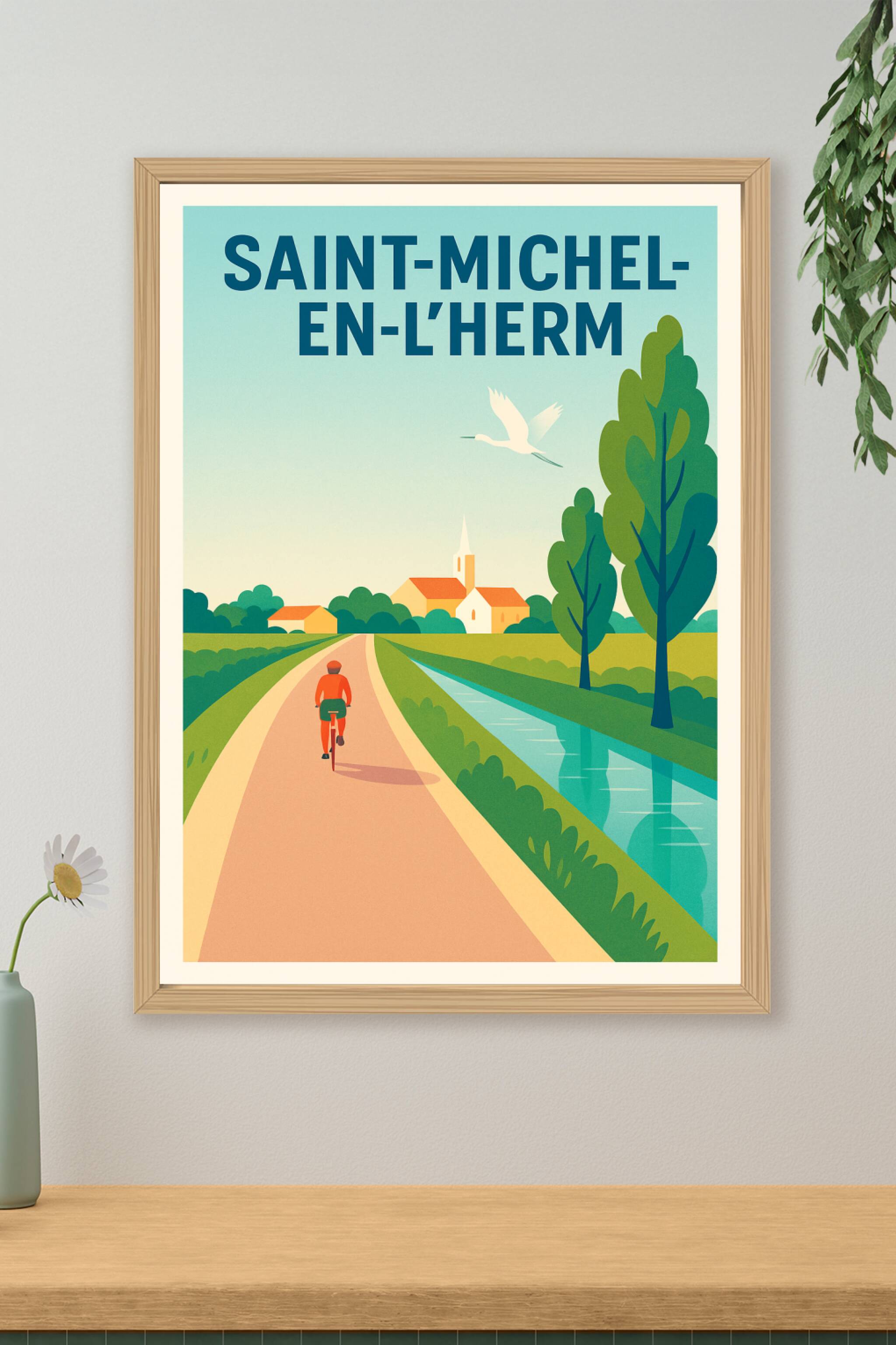 Affiche de Saint-Michel-en-l'Herm - Escapade nature et sérénité
