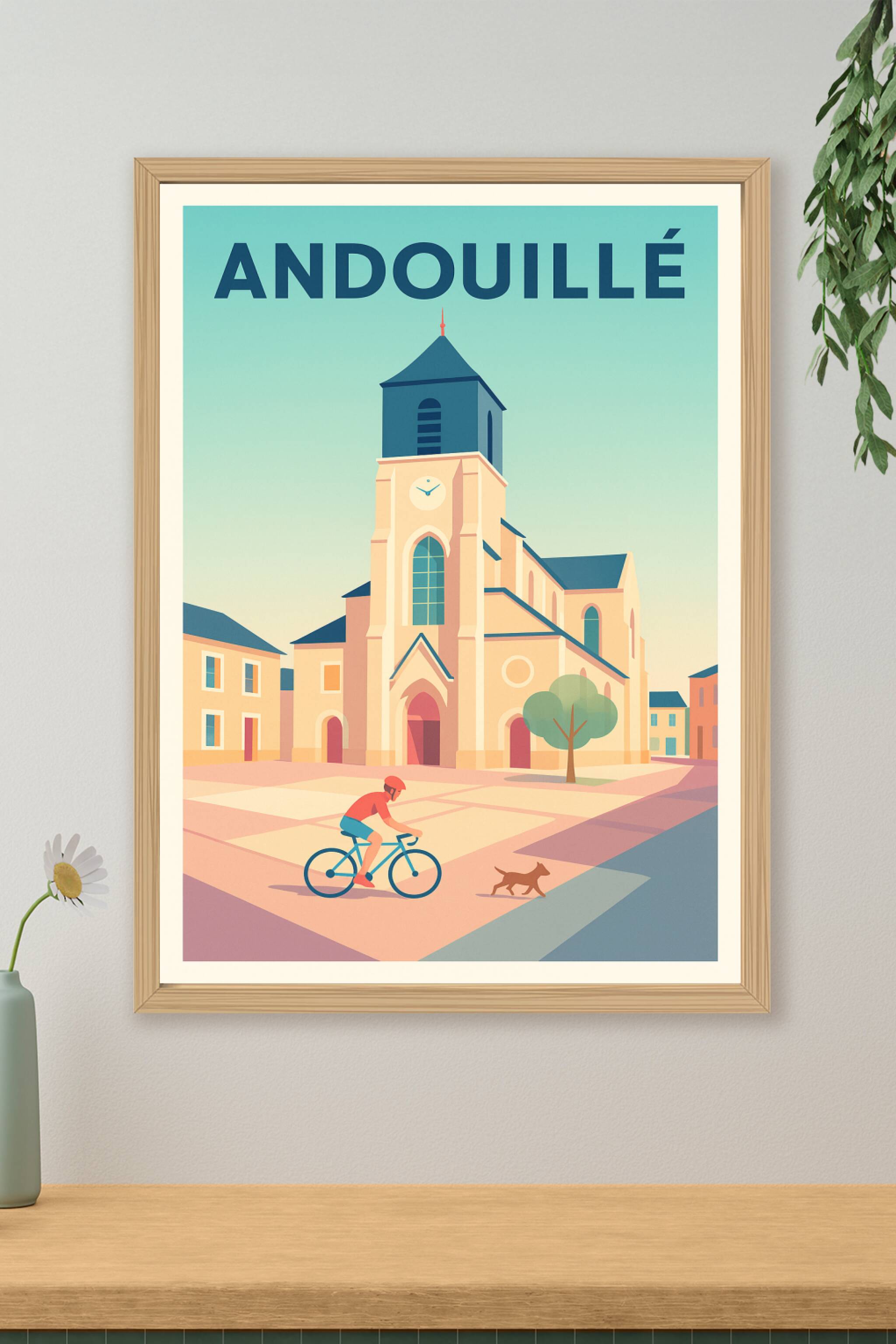 Affiche de Andouillé - Charme et sérénité au cœur du village