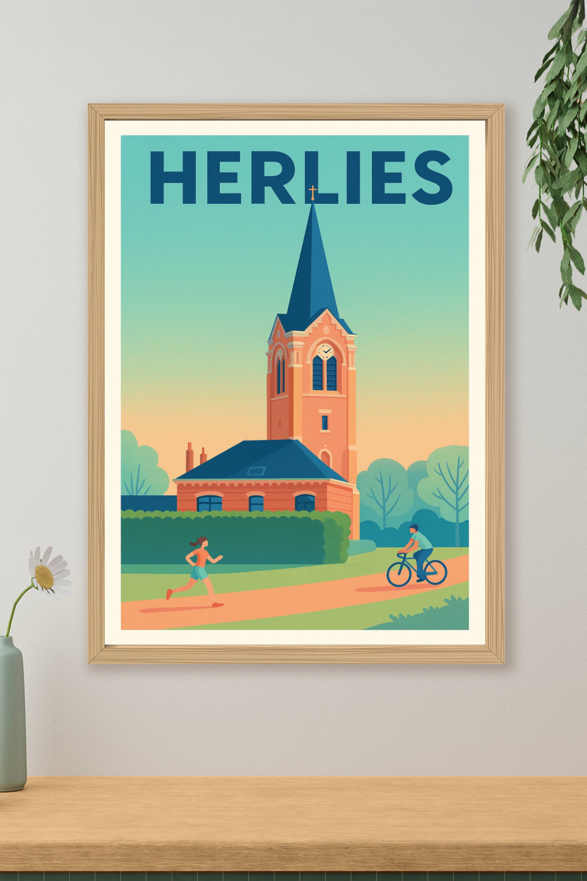 Affiche de Herlies - Charme tranquille et vie locale