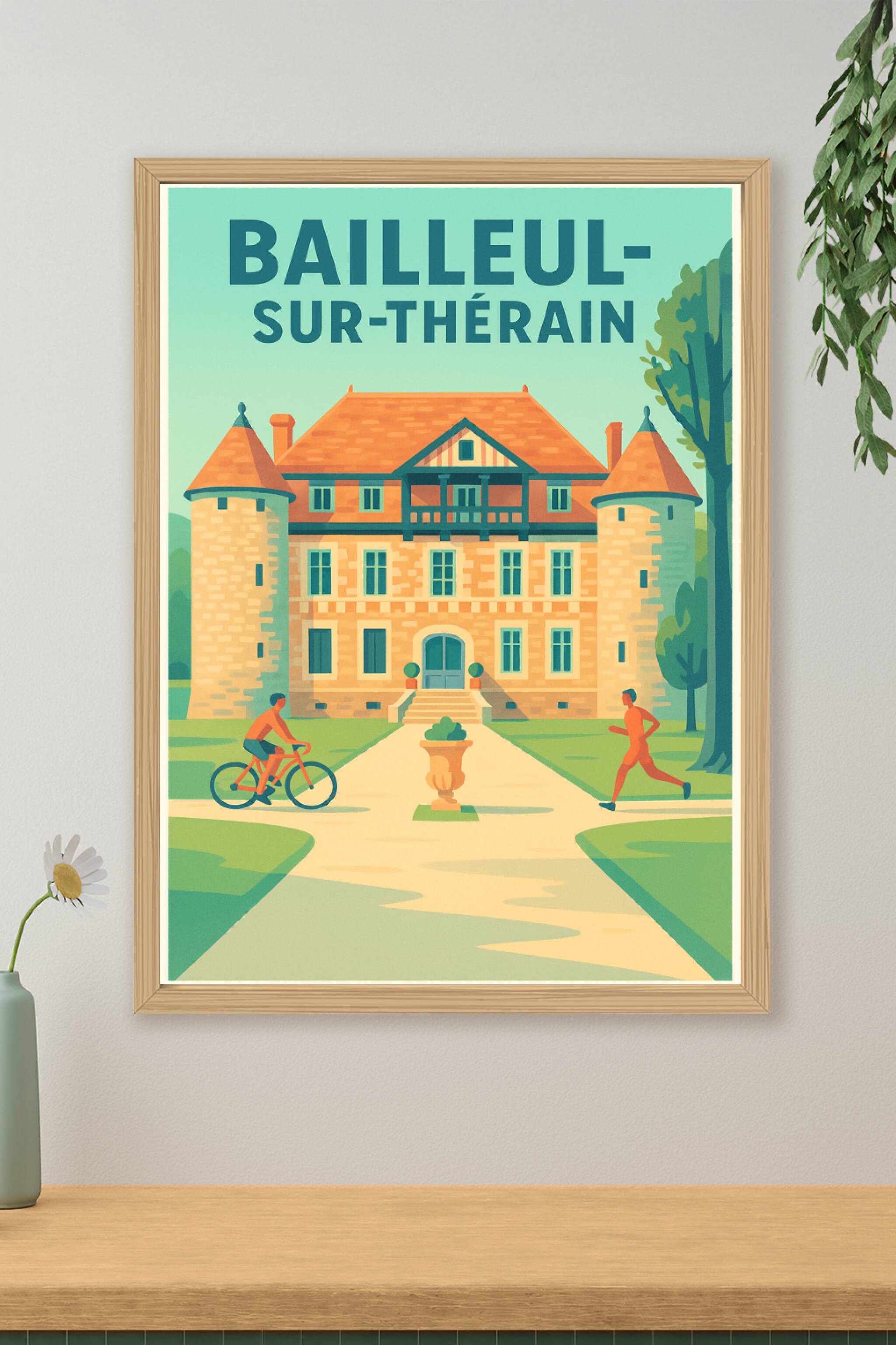 Affiche de Bailleul-sur-Thérain - Charme historique et nature apaisante