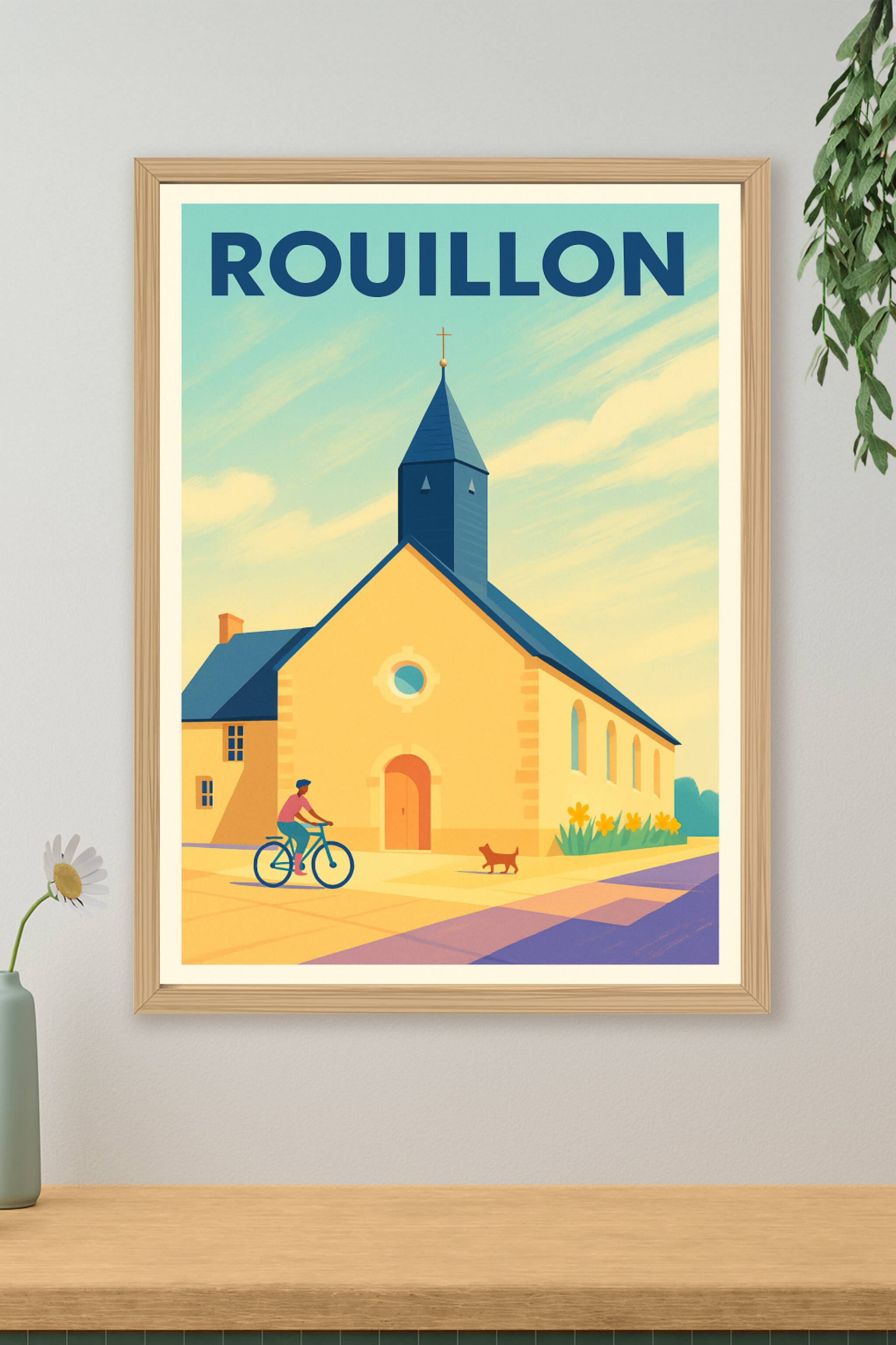 Affiche de Rouillon - Charme paisible d'un village authentique