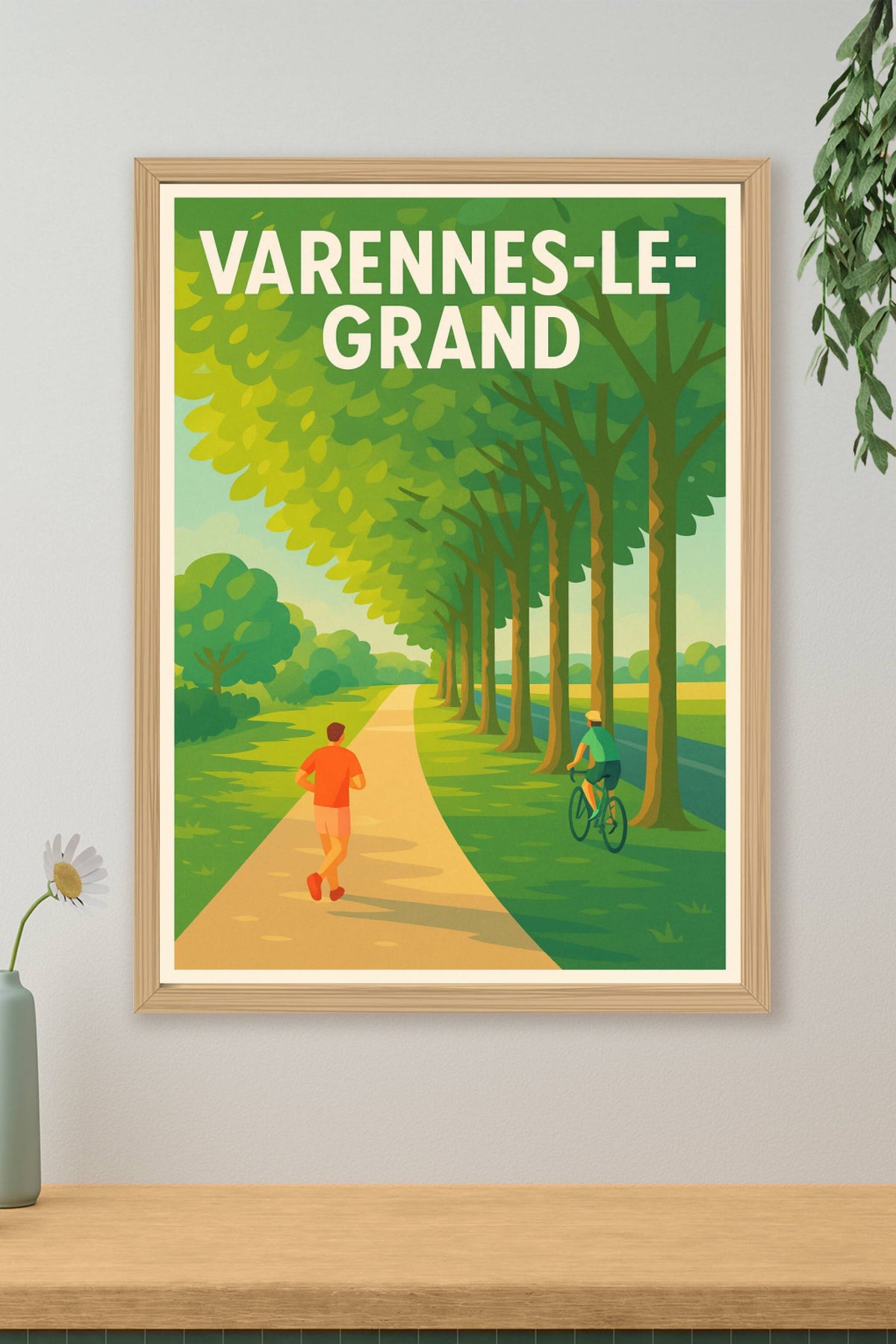 Affiche de Varennes-le-Grand - Évasion nature et douceur de vivre