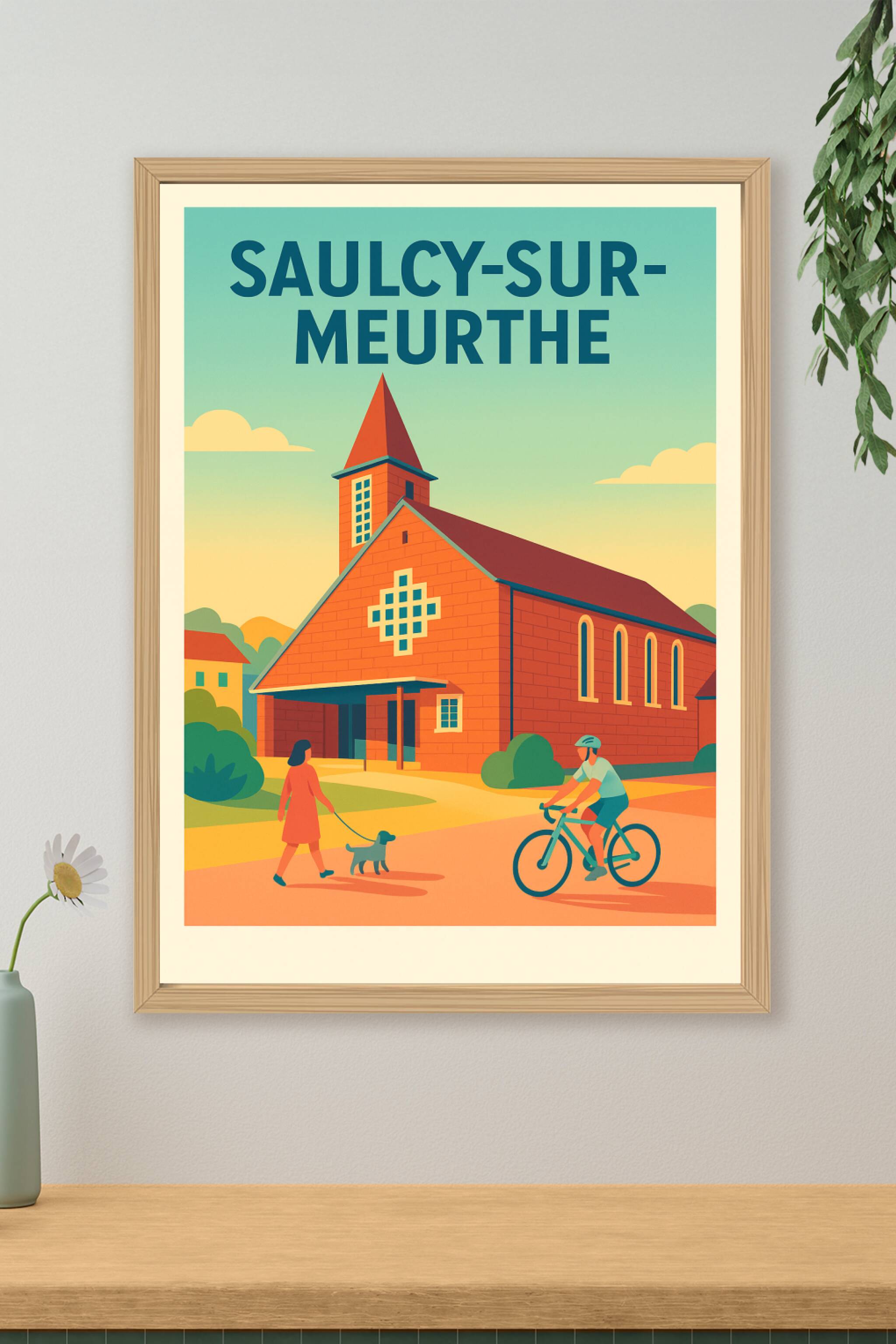Affiche de Saulcy-sur-Meurthe - Charme tranquille et nature apaisante