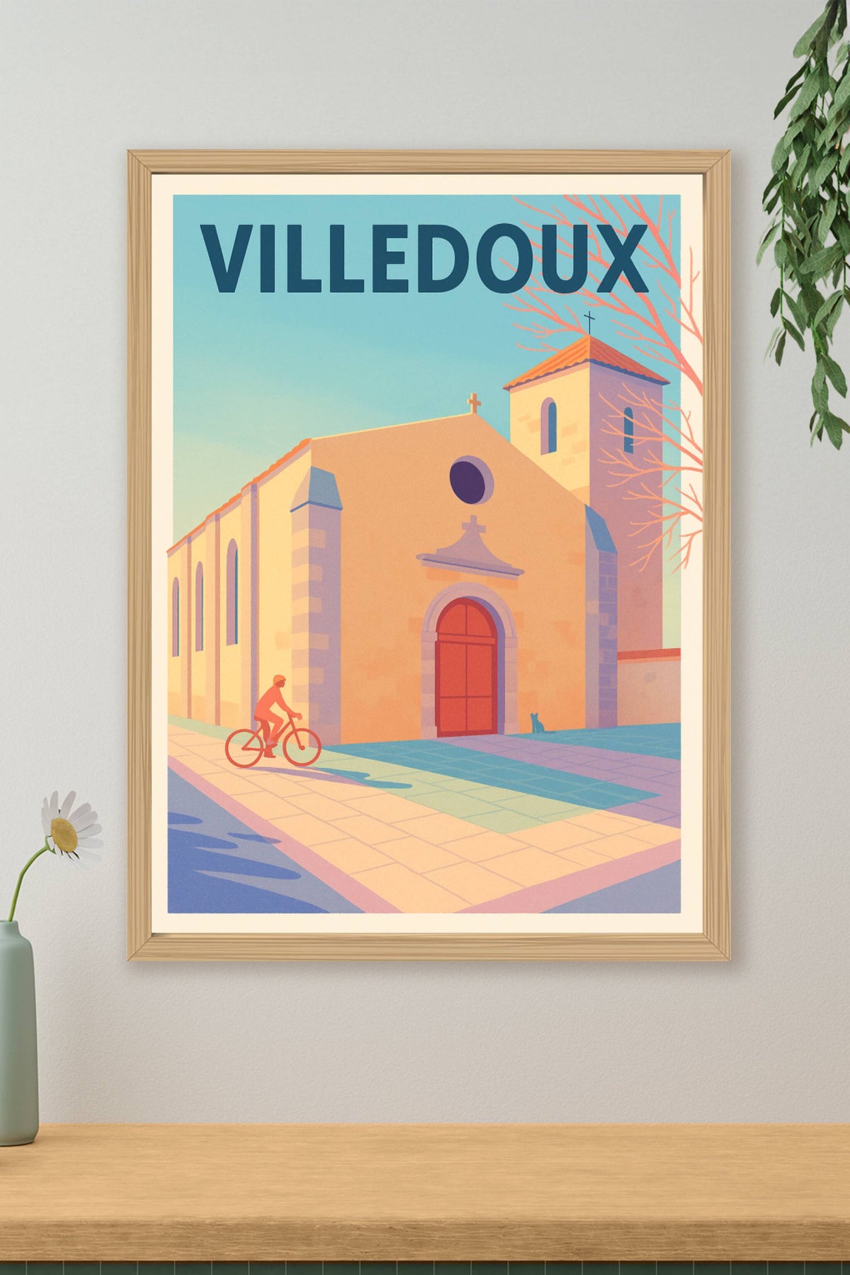 Affiche de Villedoux - Tranquillité et charme au fil du temps