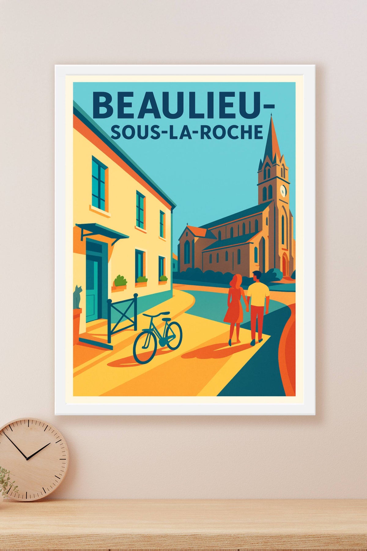 Affiche de Beaulieu-sous-la-Roche - Charme et sérénité au cœur du village