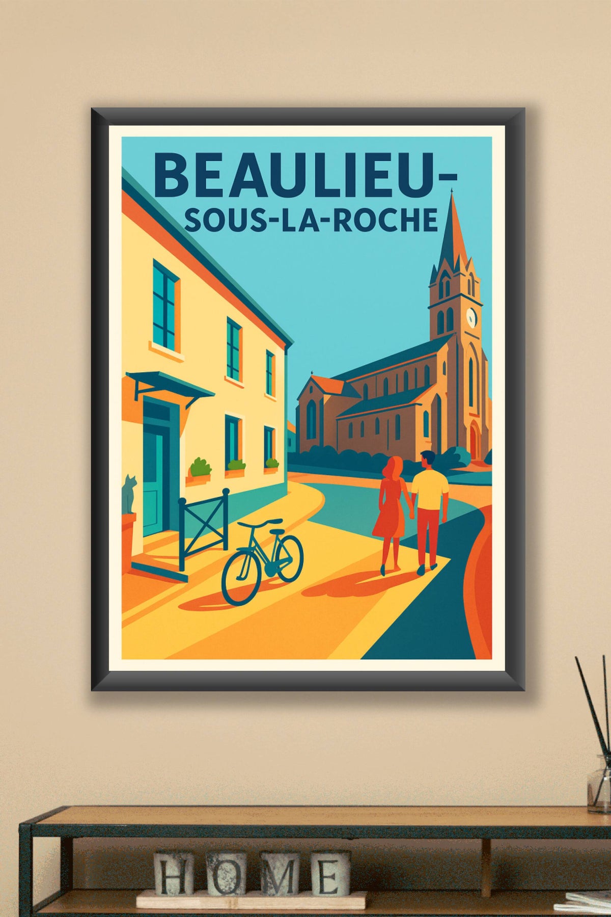 Affiche de Beaulieu-sous-la-Roche - Charme et sérénité au cœur du village