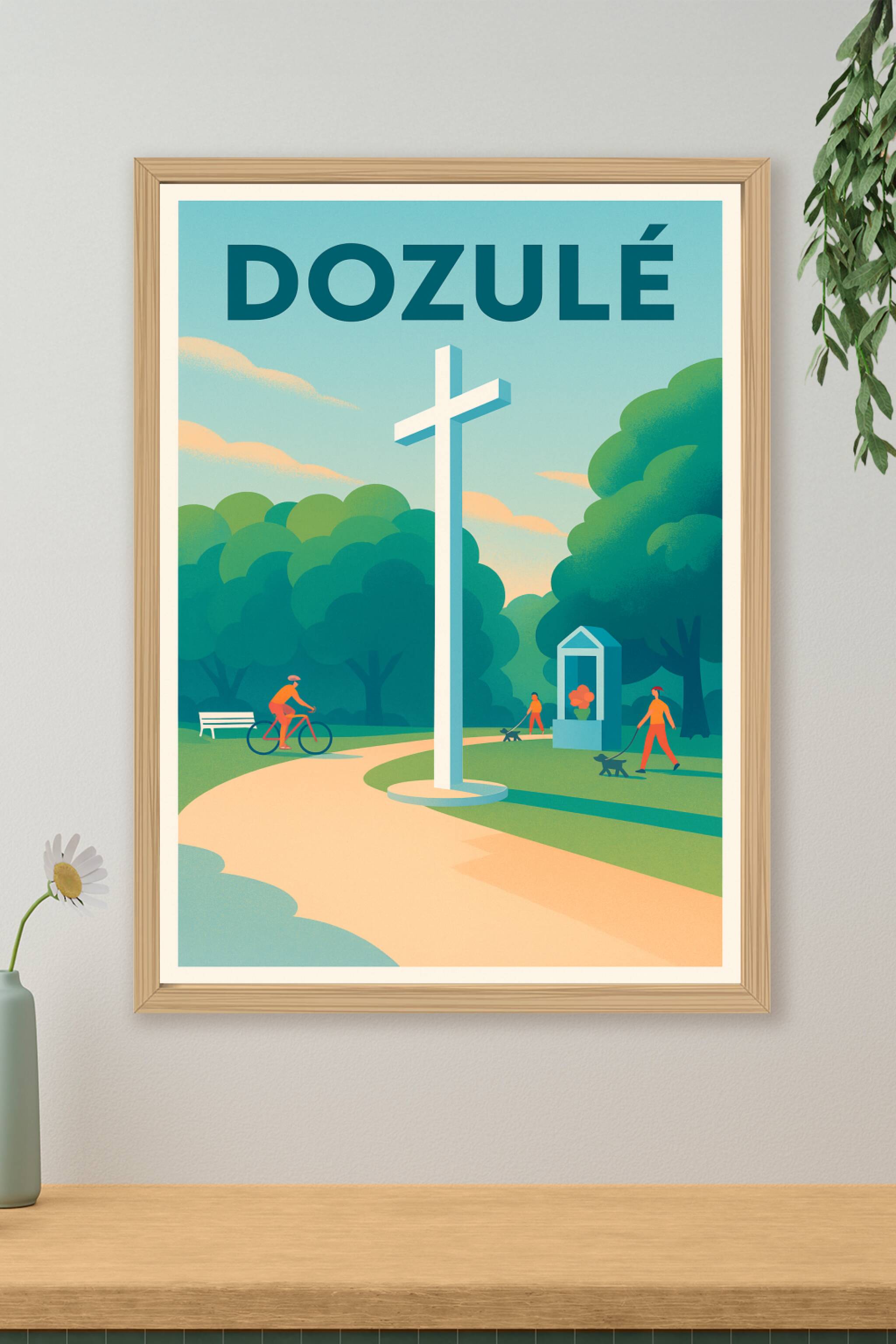 Affiche de Dozulé - Charme paisible et nature apaisante