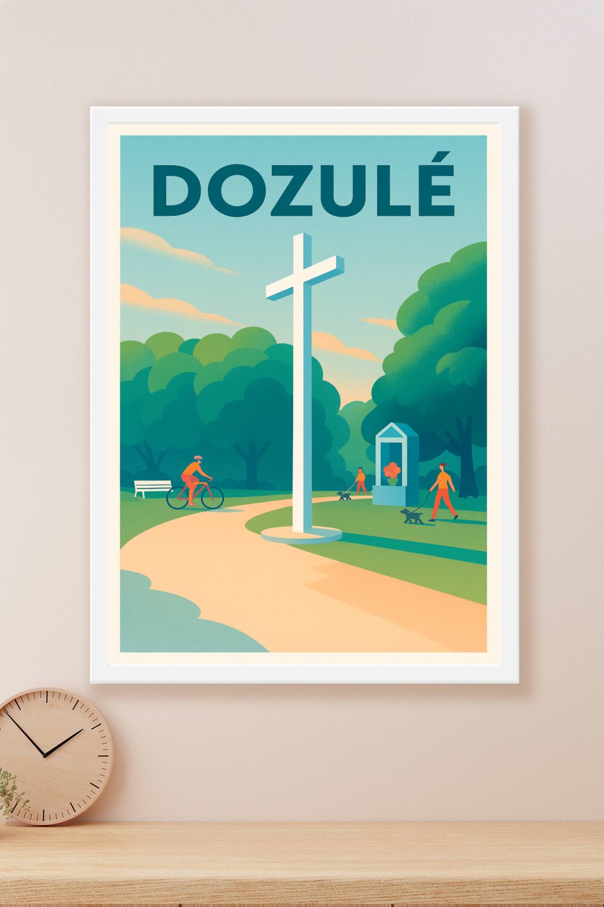 Affiche de Dozulé - Charme paisible et nature apaisante