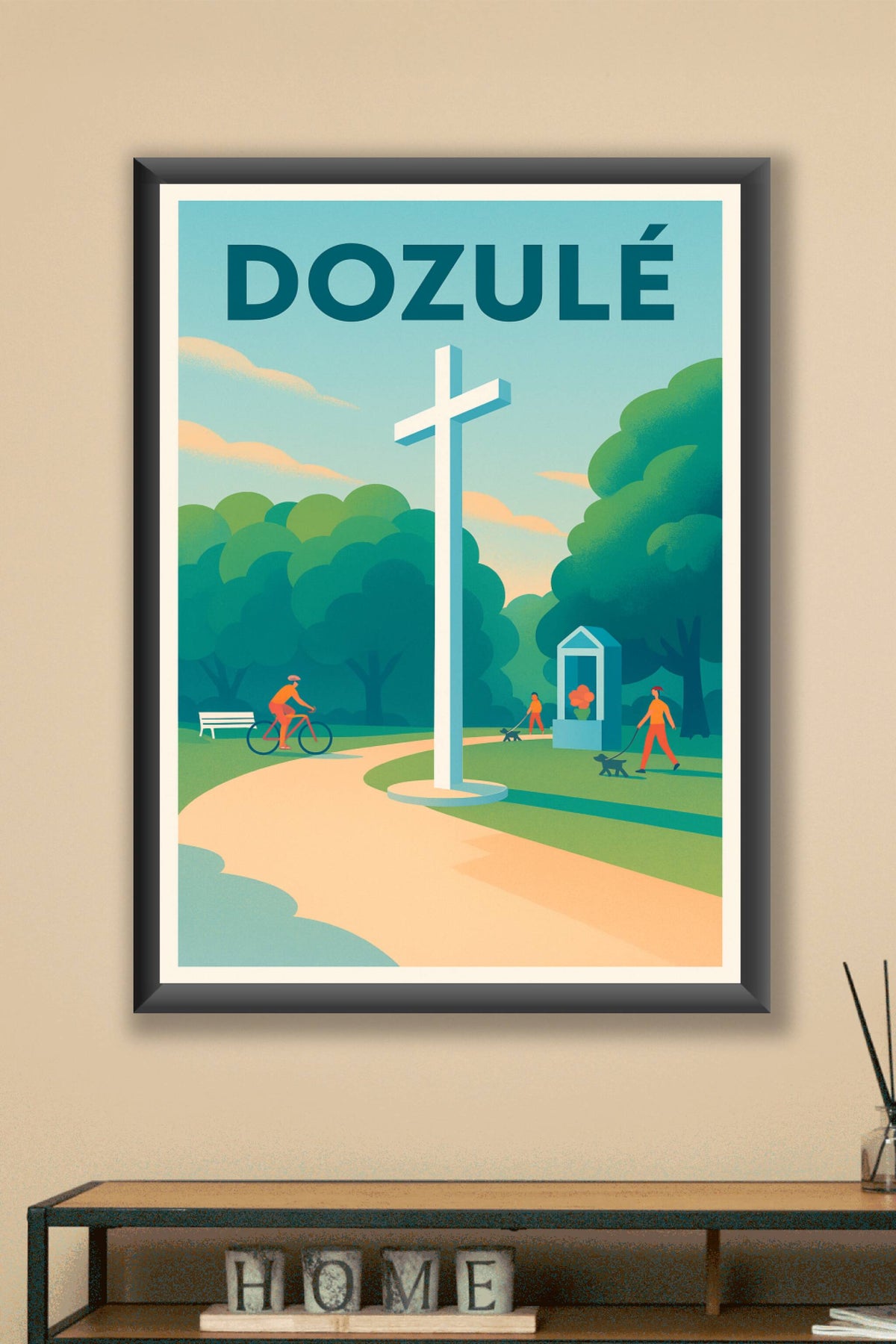 Affiche de Dozulé - Charme paisible et nature apaisante