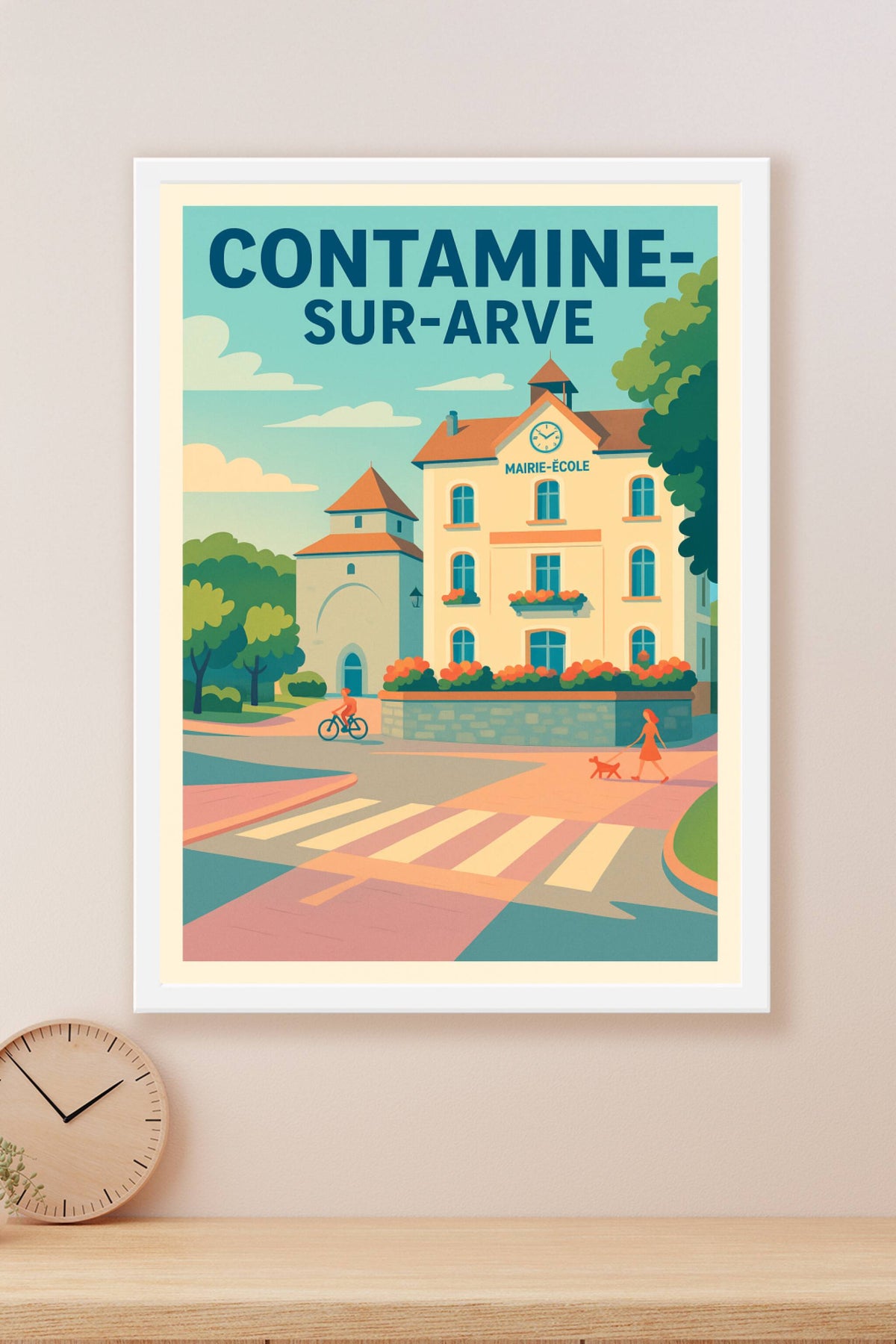 Affiche de Contamine-sur-Arve - Charme et sérénité au cœur du village