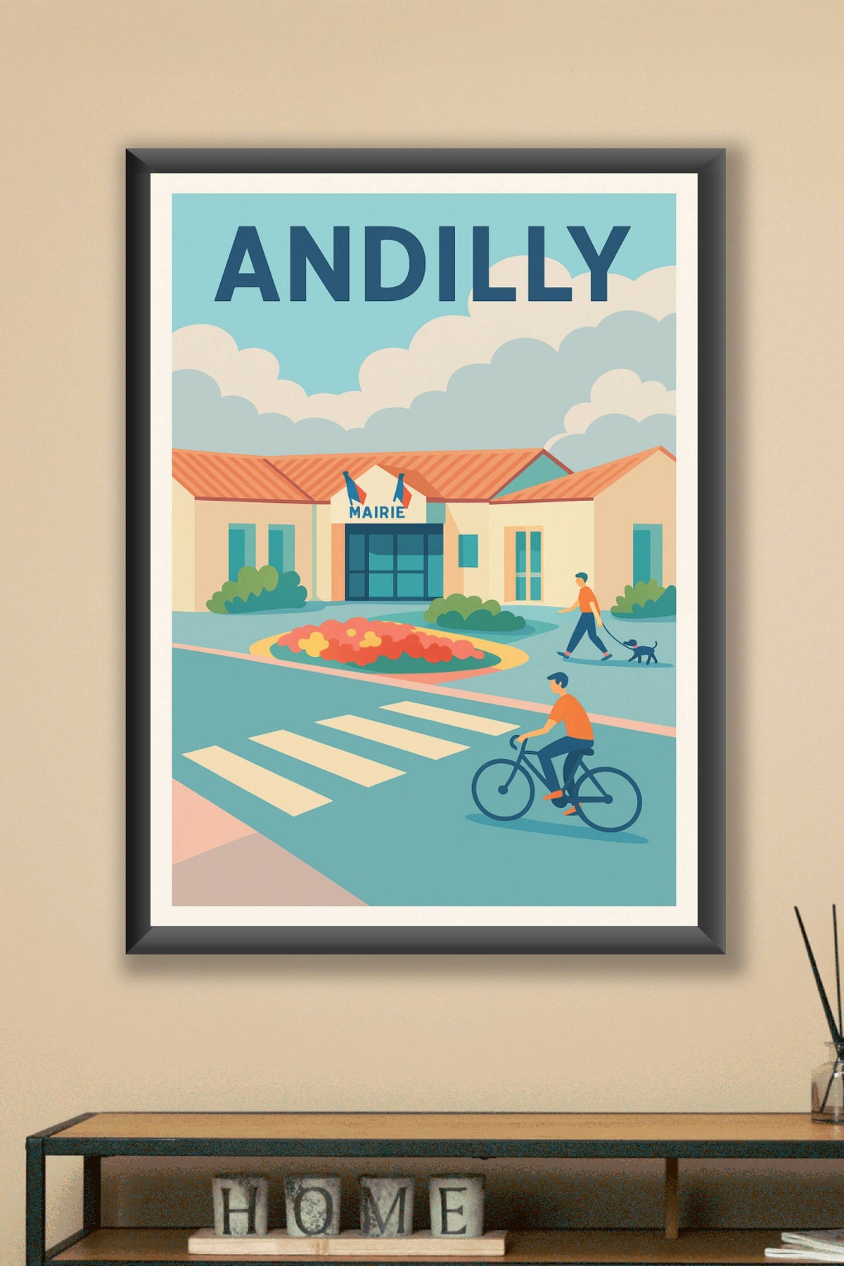 Affiche de Andilly - Charme tranquille et vie de village