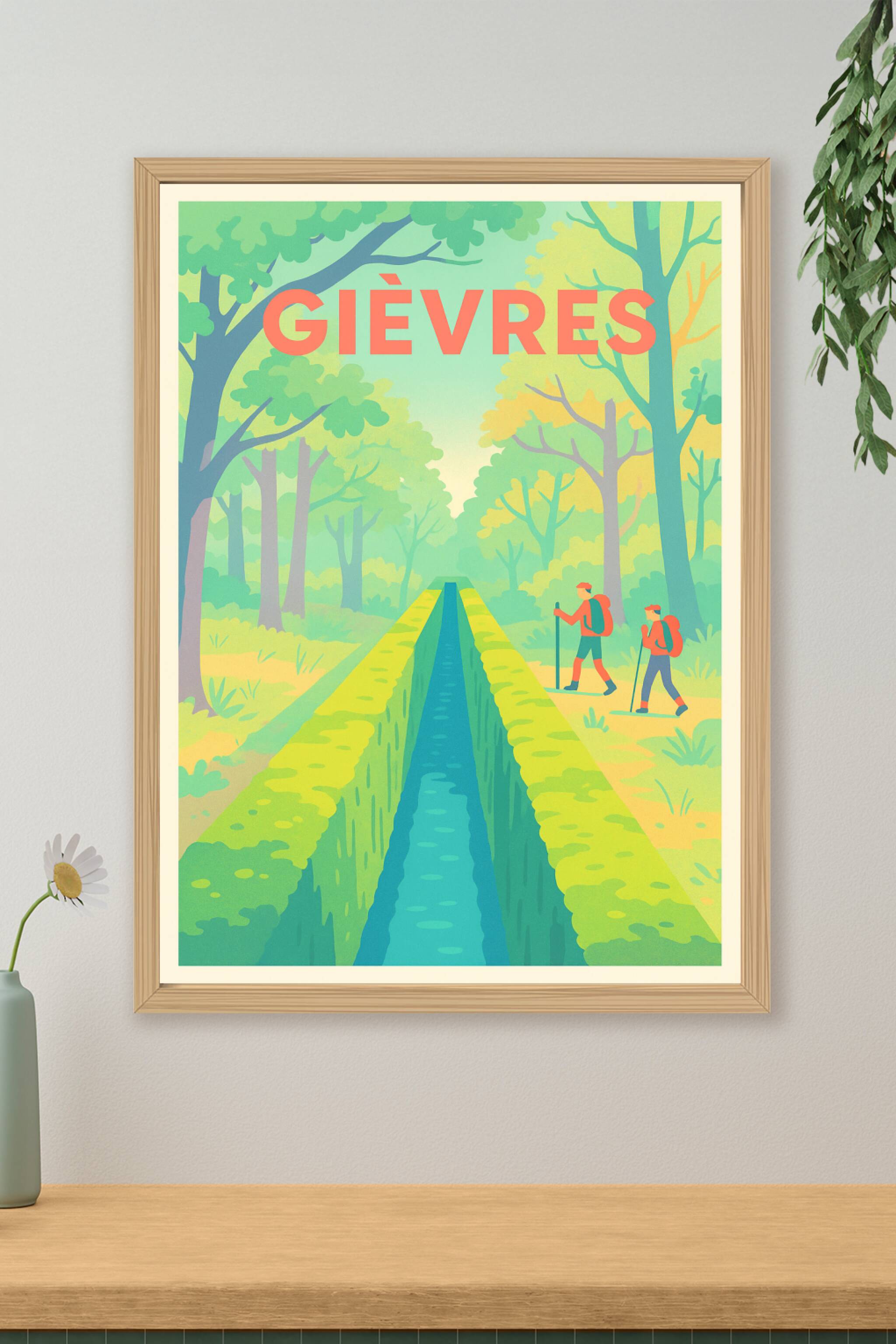 Affiche de Gièvres - Escapade nature au fil de l'eau