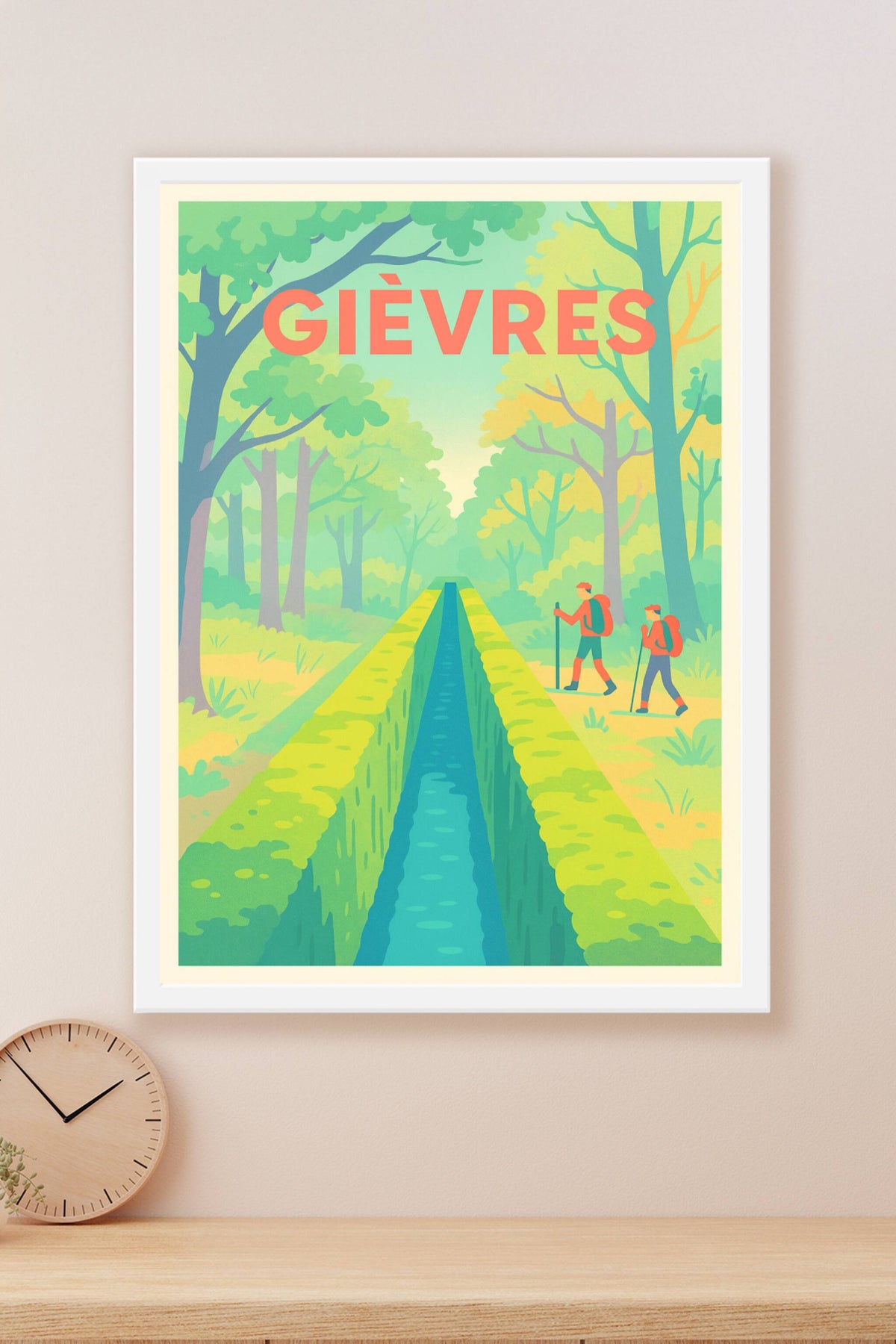 Affiche de Gièvres - Escapade nature au fil de l'eau