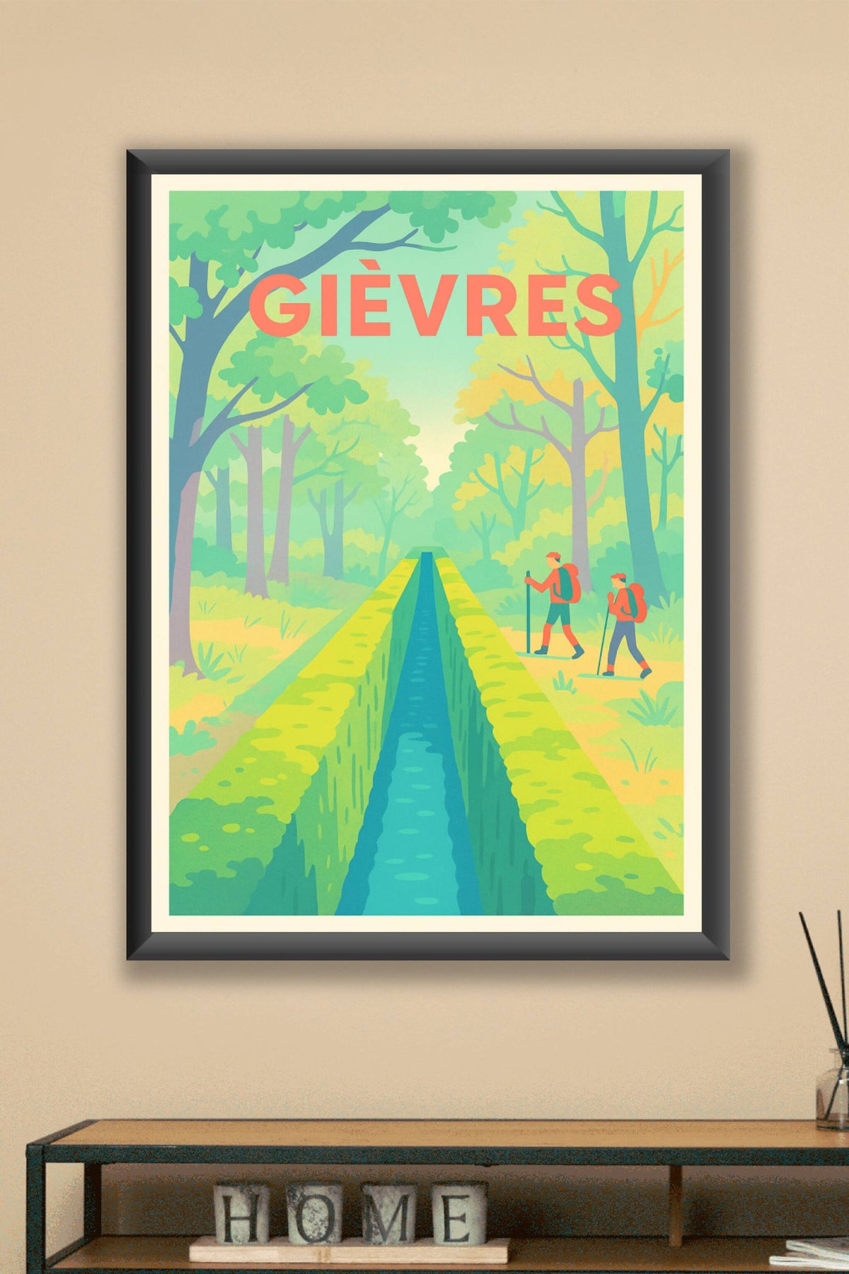 Affiche de Gièvres - Escapade nature au fil de l'eau