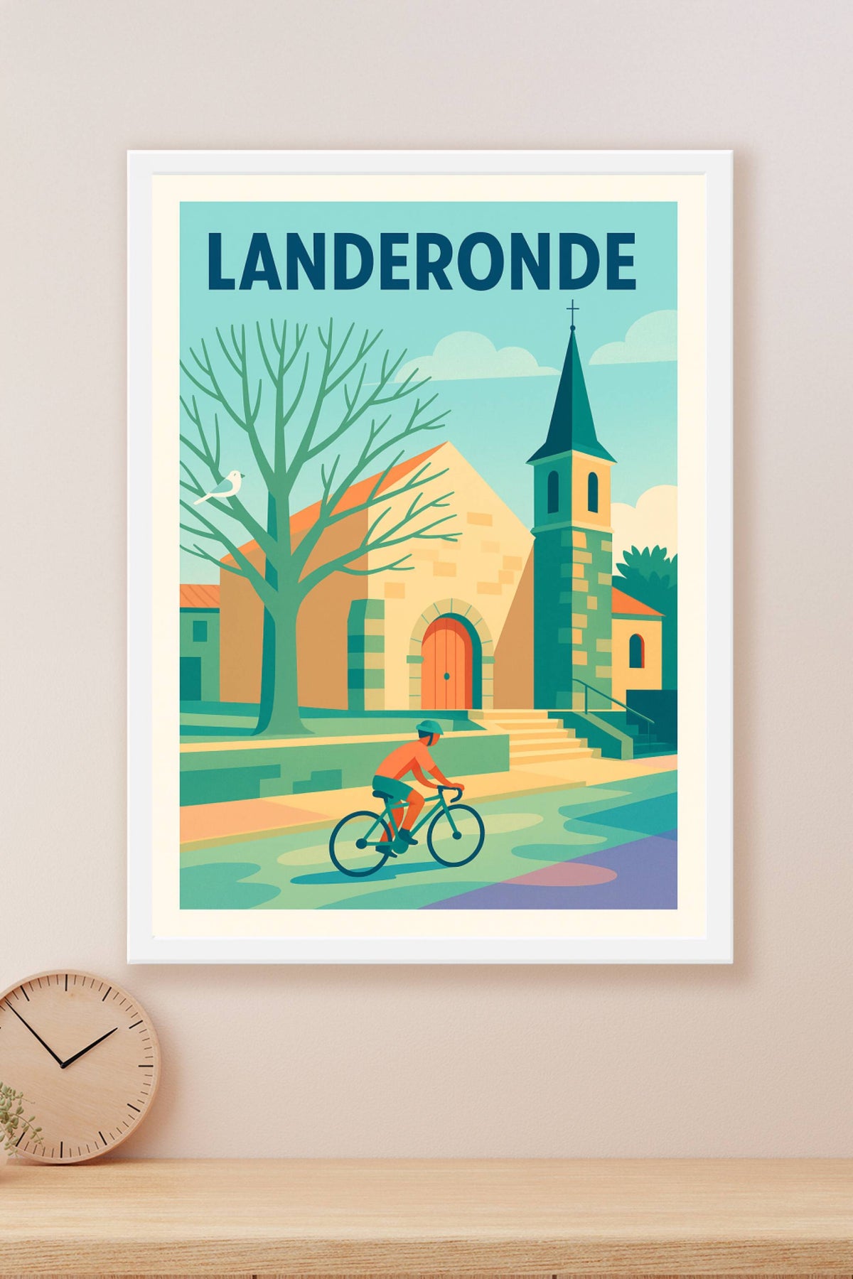 Affiche de Landeronde - Charme paisible et cyclisme doux