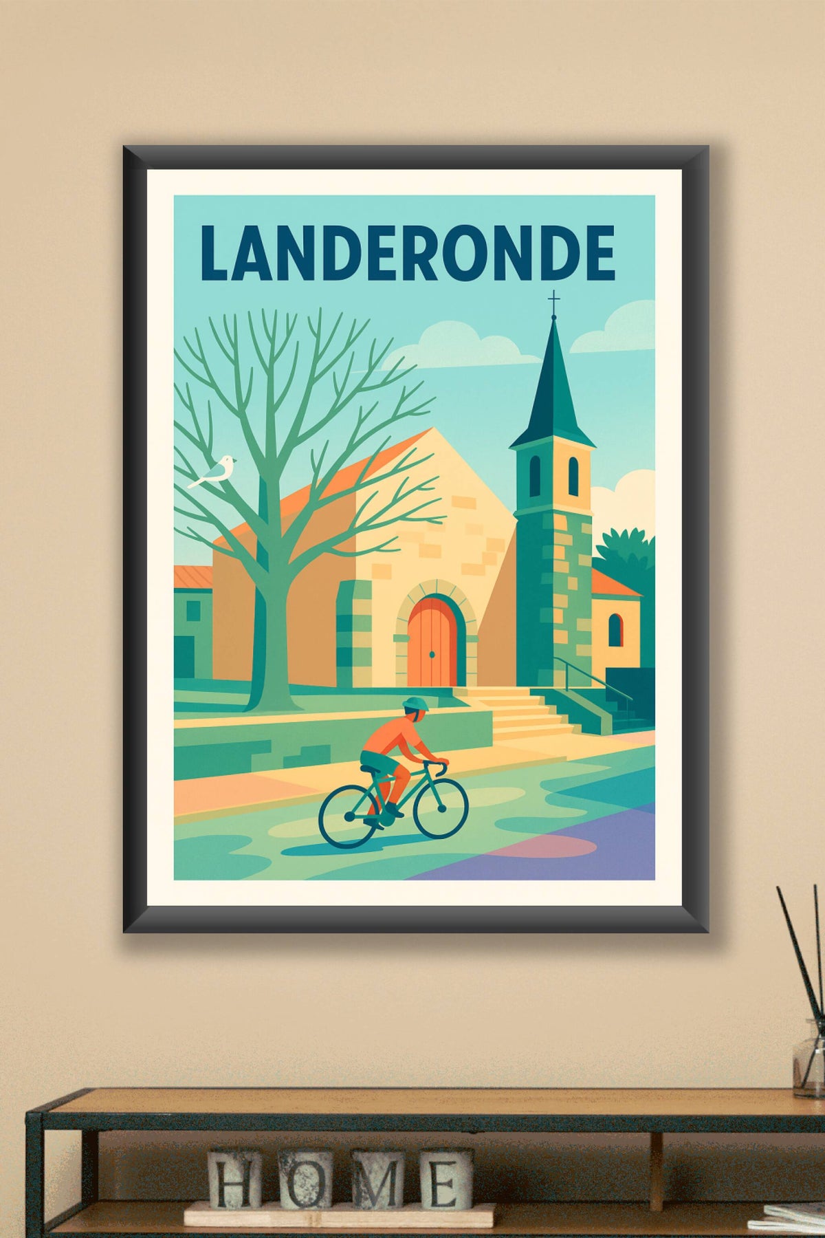 Affiche de Landeronde - Charme paisible et cyclisme doux