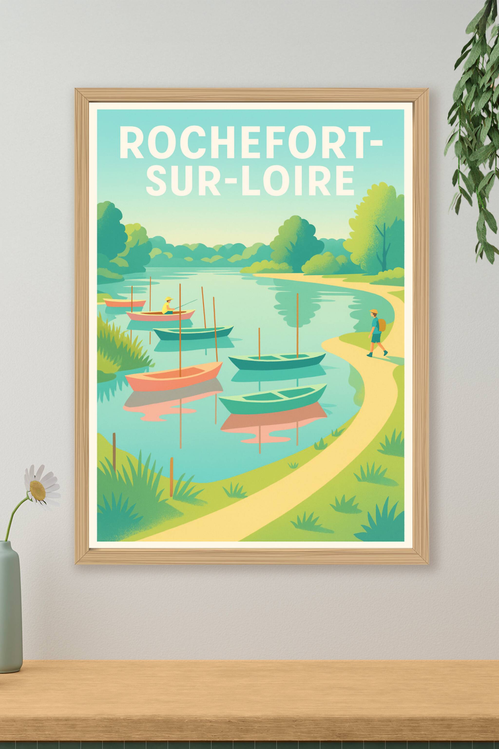 Affiche de Rochefort-sur-Loire - L'Évasion au Fil de l'Eau