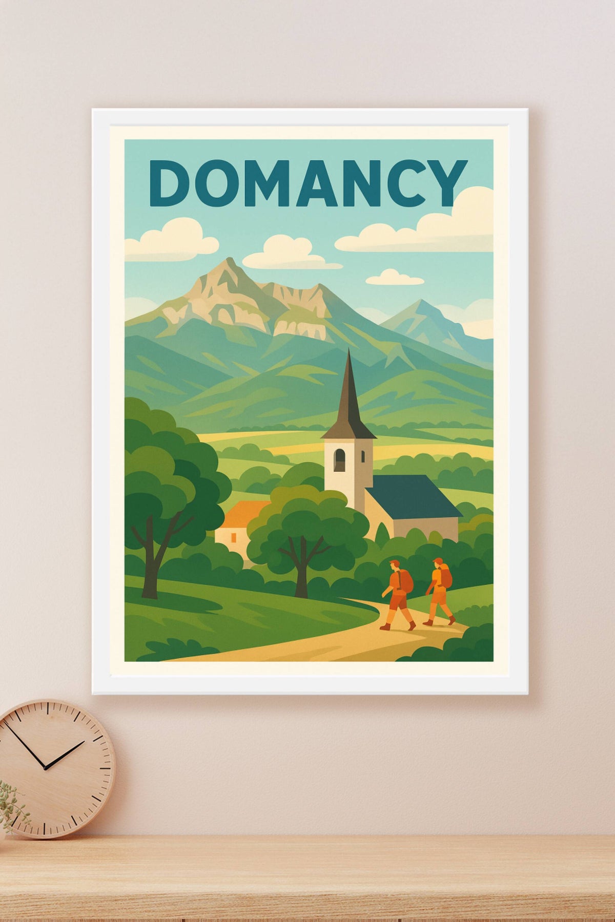 Affiche de Domancy - Escapade nature au pied des montagnes