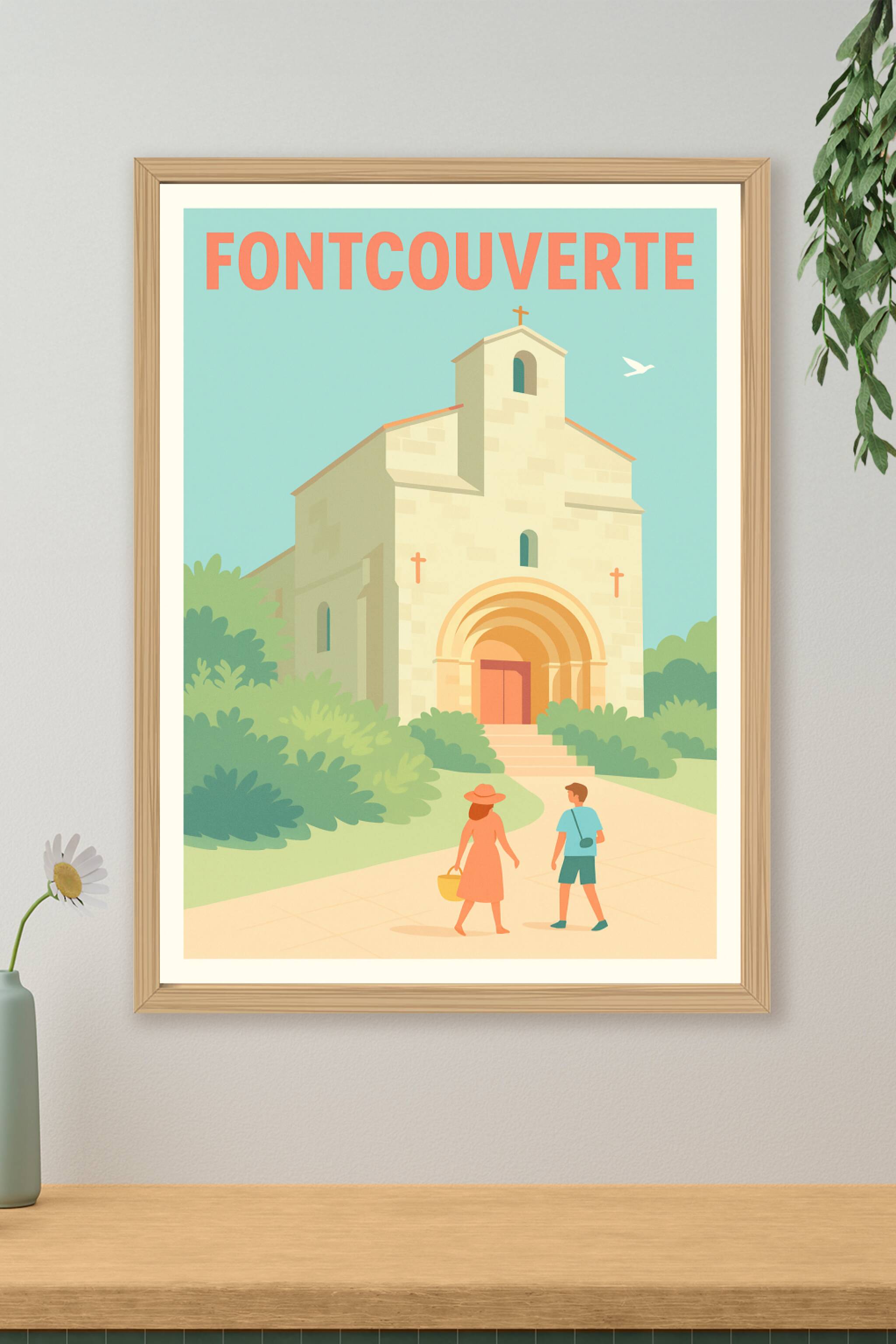 Affiche de Fontcouverte - L'authenticité au cœur du patrimoine