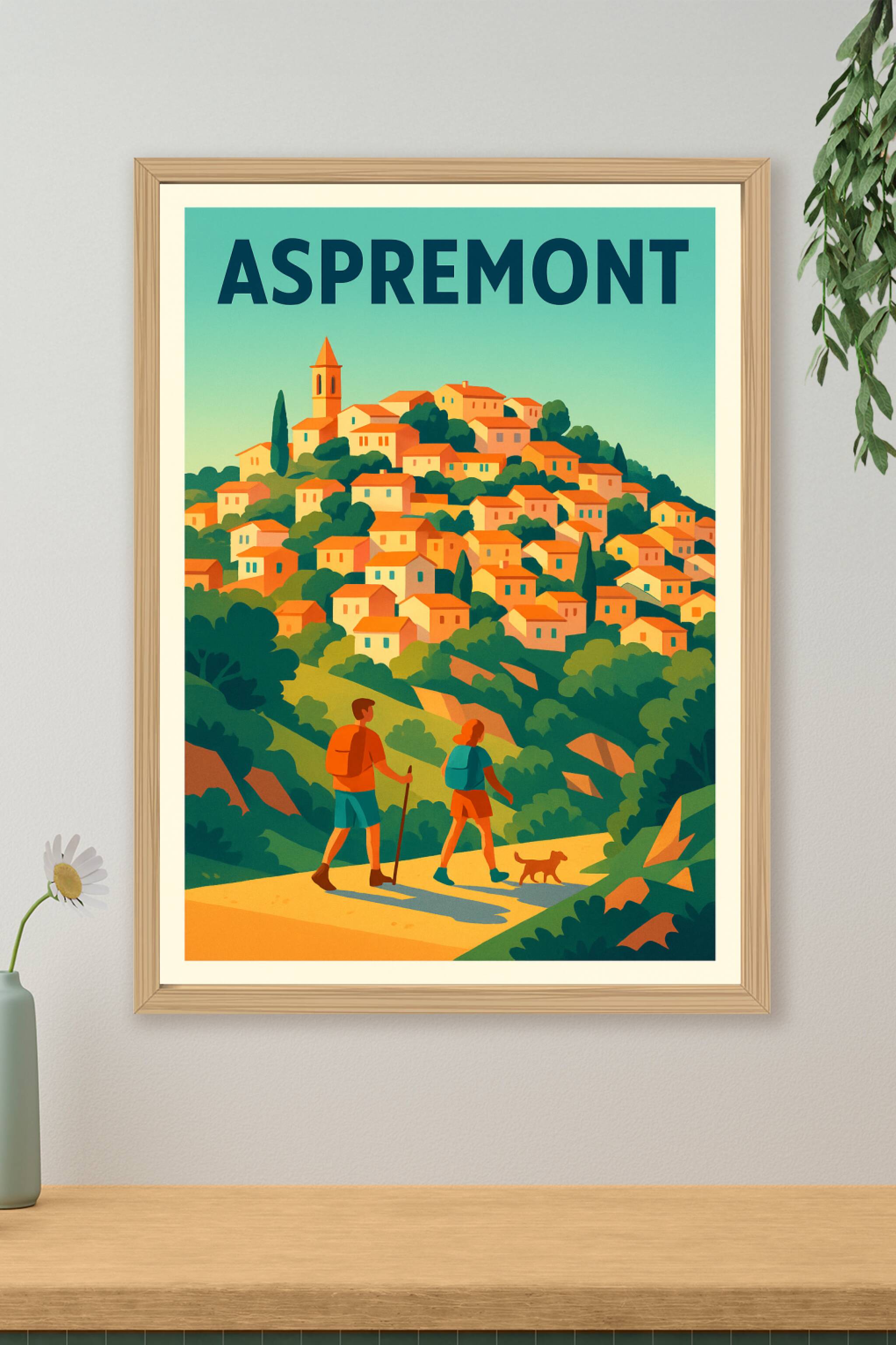 Affiche de Aspremont - Escapade au cœur de la Provence authentique
