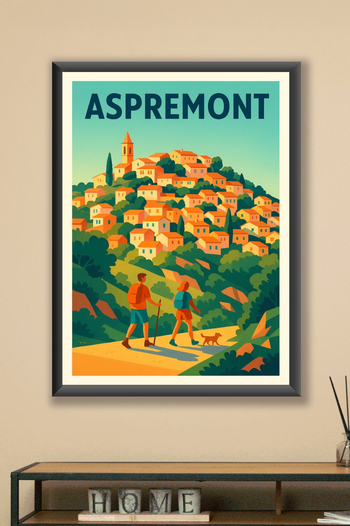 Affiche de Aspremont - Escapade au cœur de la Provence authentique