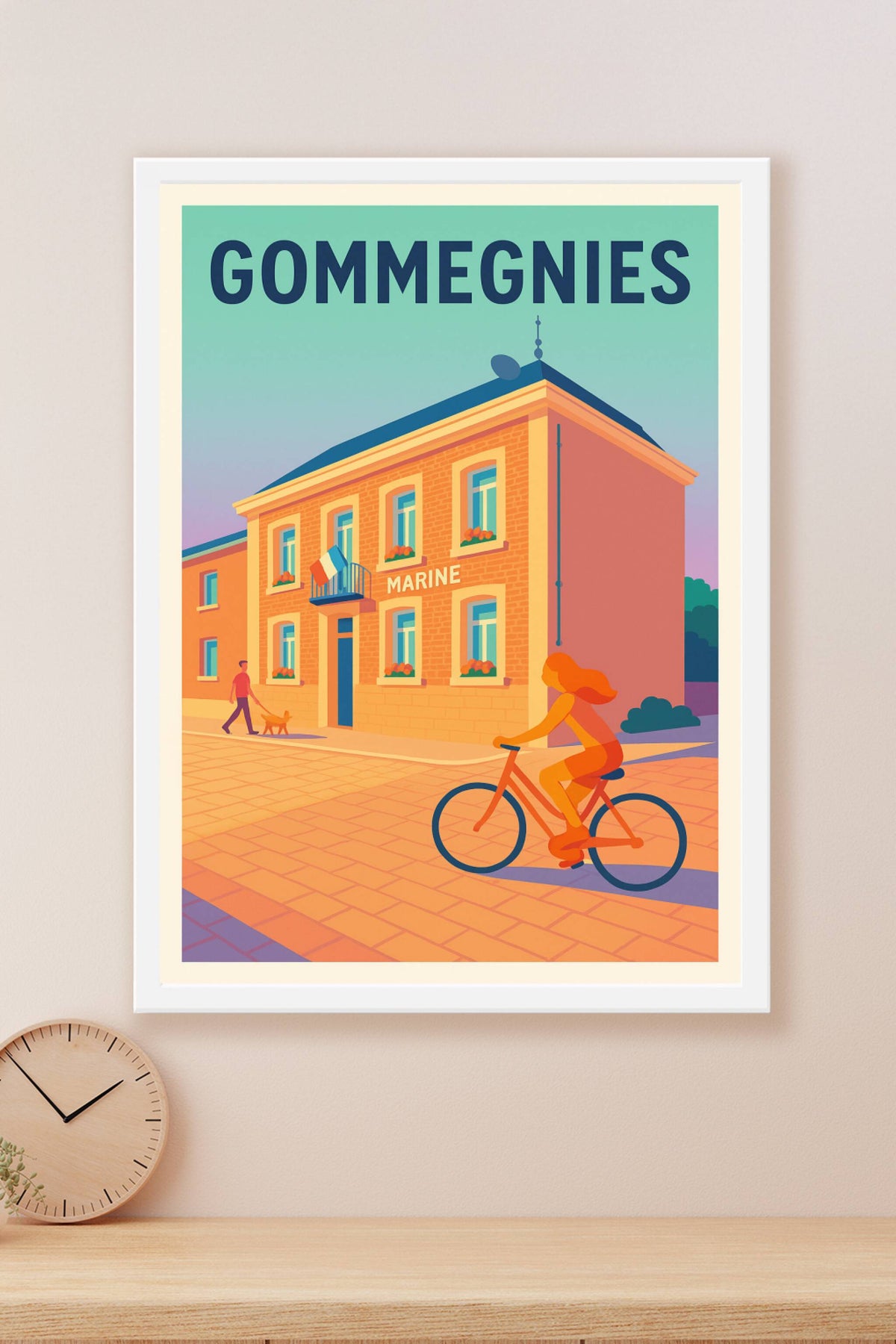 Affiche de Gommegnies - Charme et sérénité au cœur du village