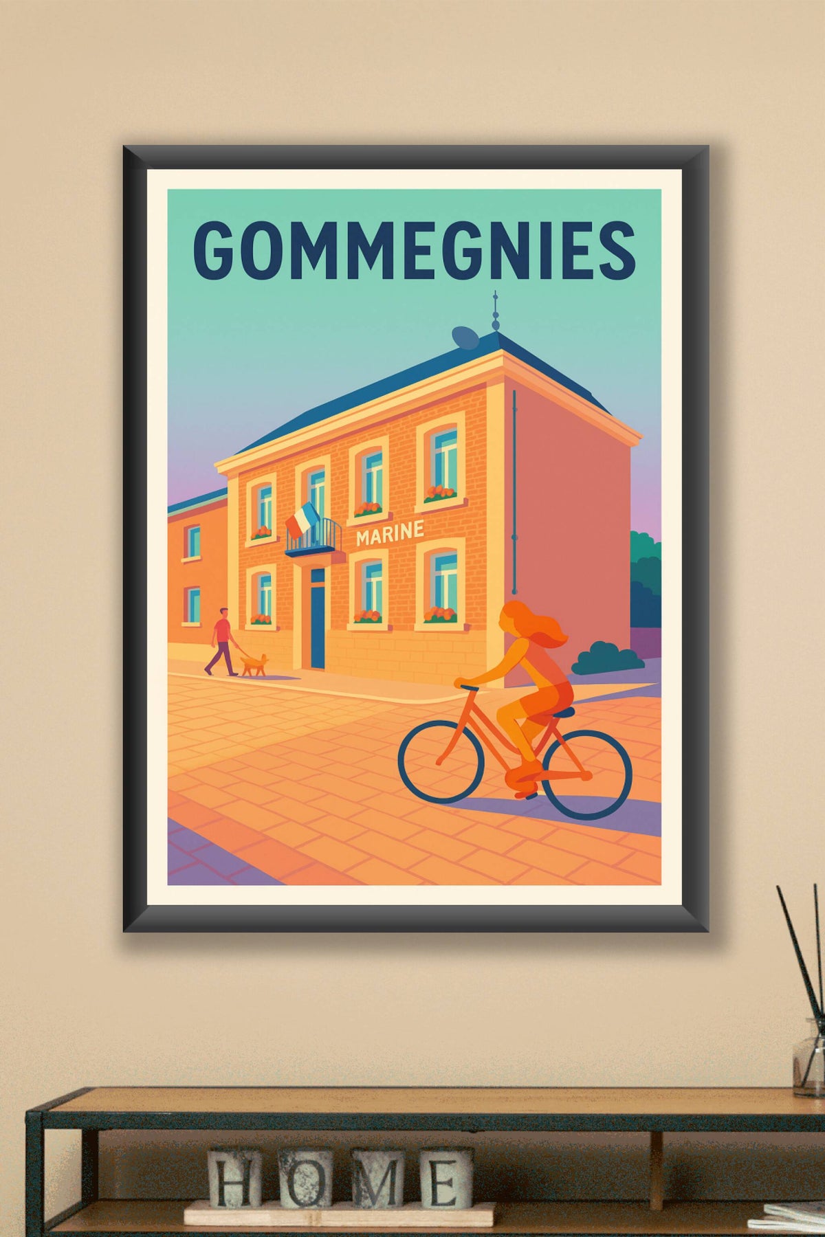 Affiche de Gommegnies - Charme et sérénité au cœur du village