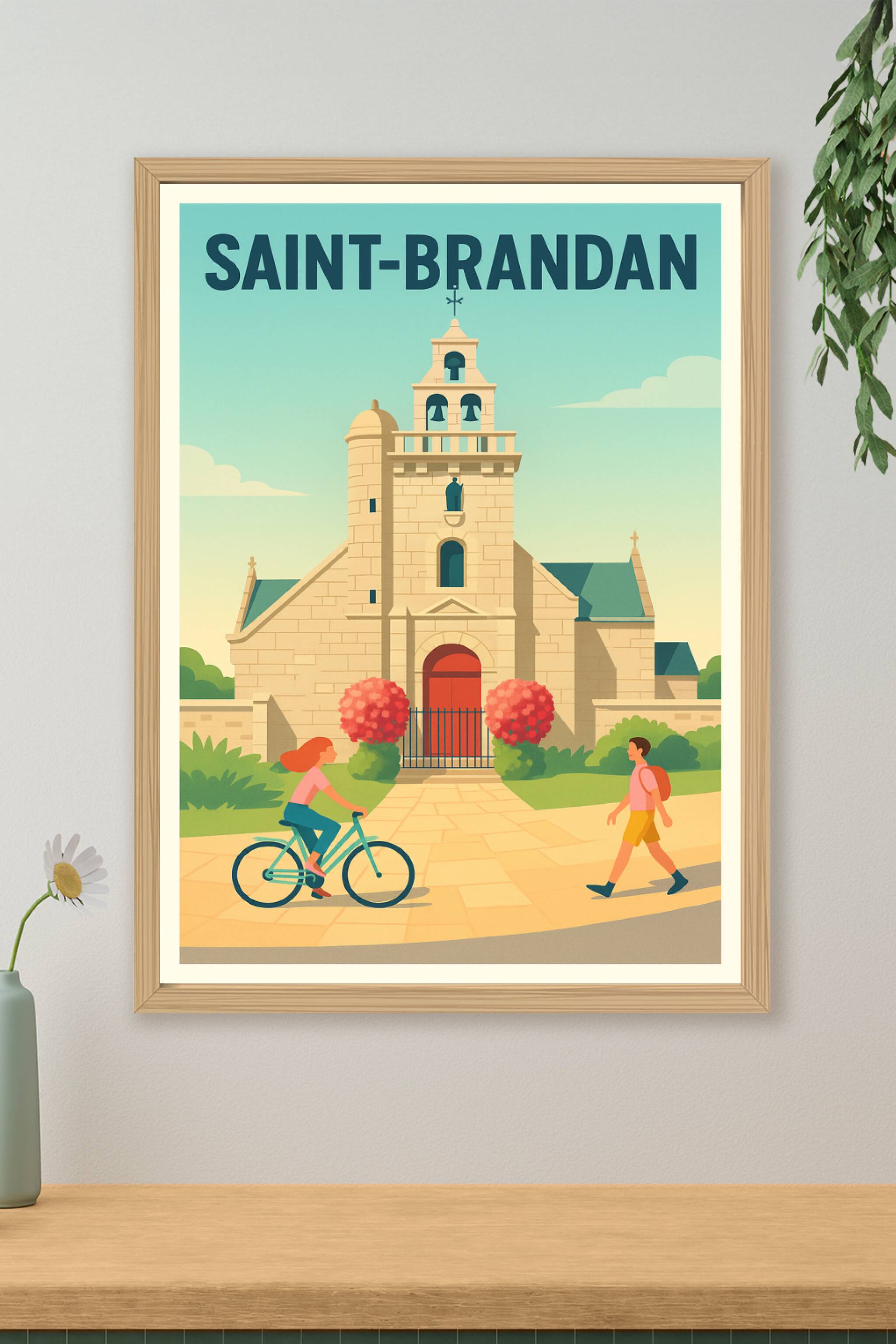 Affiche de Saint-Brandan - Charme et douceur d'une promenade paisible