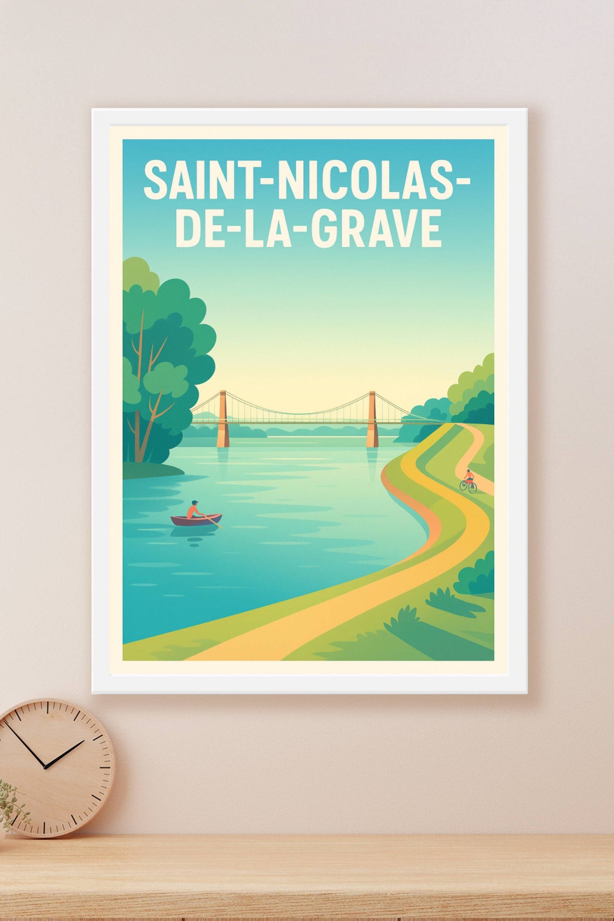 Affiche de Saint-Nicolas-de-la-Grave - Évasion au fil de l’eau