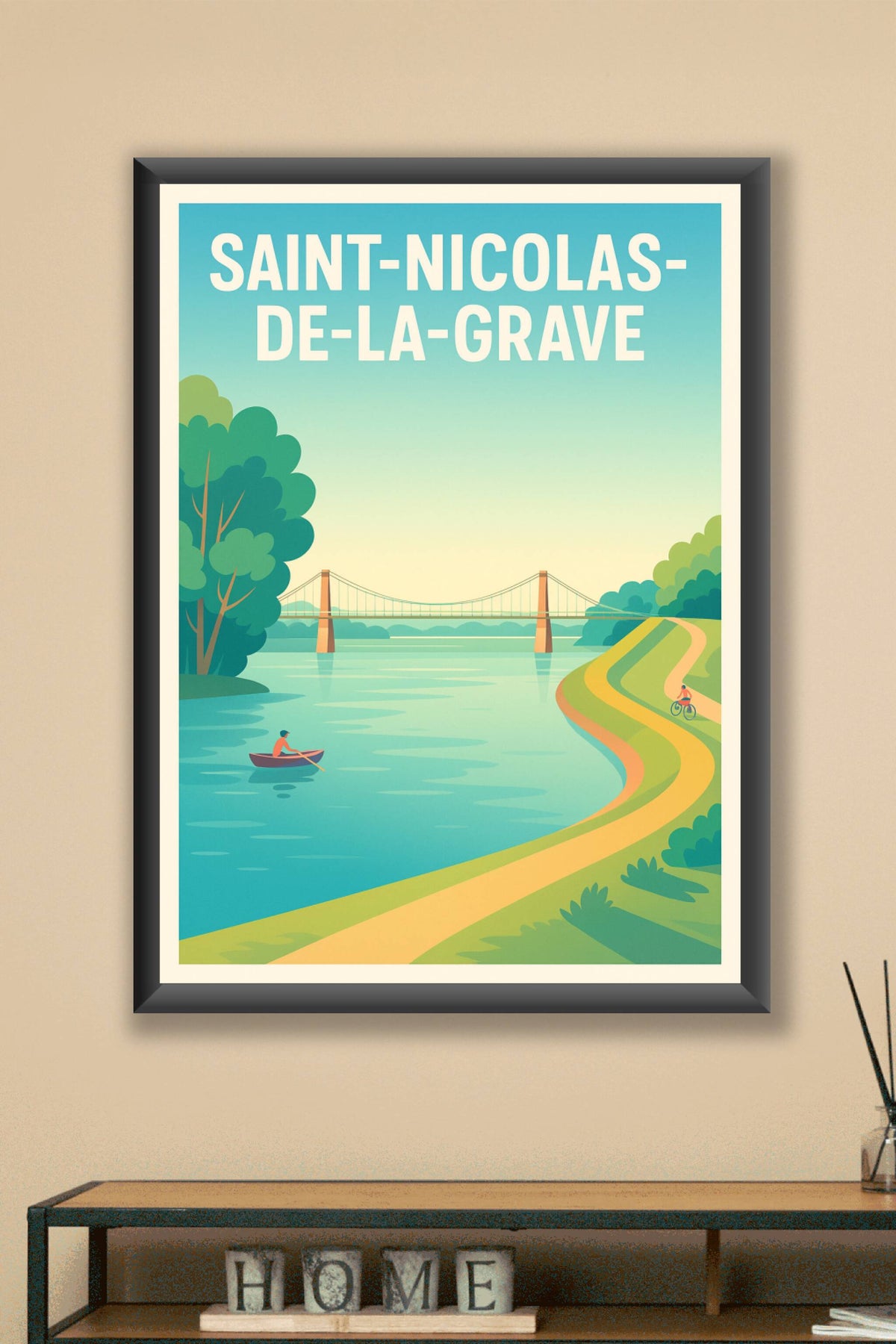 Affiche de Saint-Nicolas-de-la-Grave - Évasion au fil de l’eau