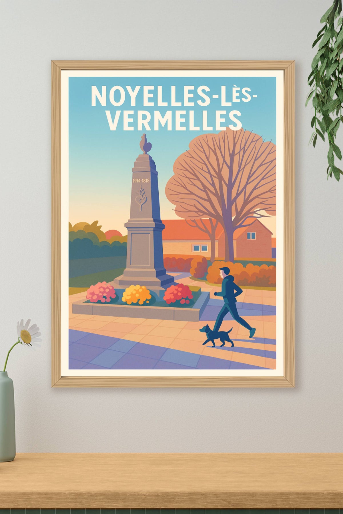 Affiche de Noyelles-lès-Vermelles - Un moment de paix au cœur du village