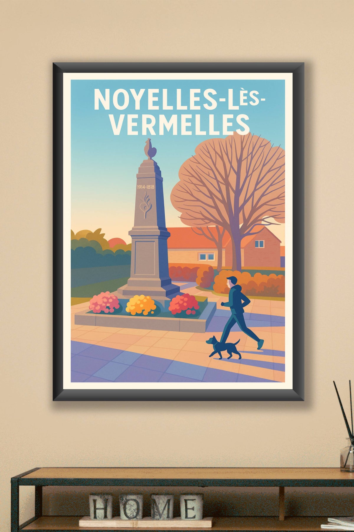 Affiche de Noyelles-lès-Vermelles - Un moment de paix au cœur du village