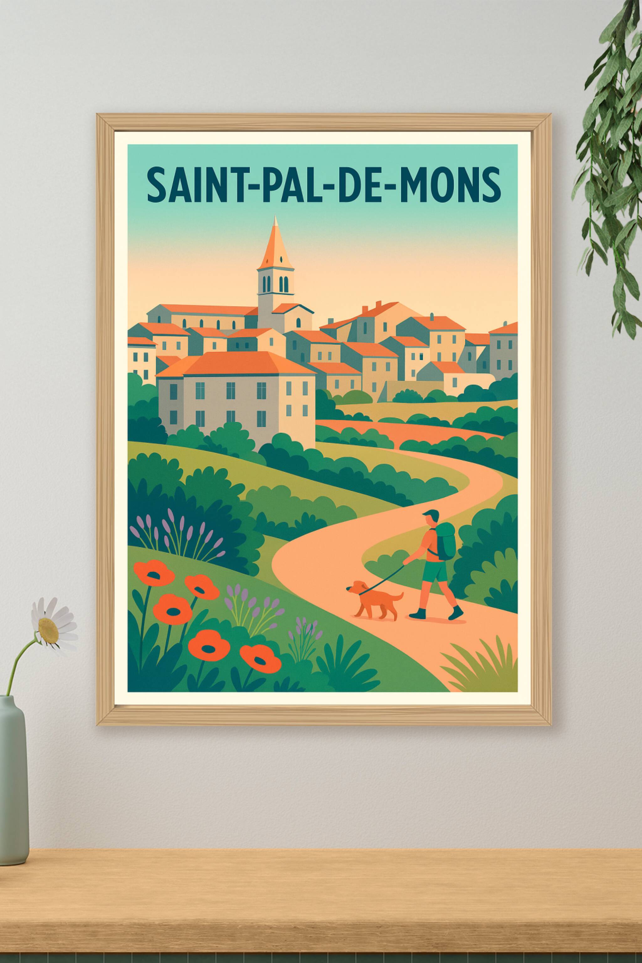 Affiche de Saint-Pal-de-Mons - Balade bucolique au cœur du village