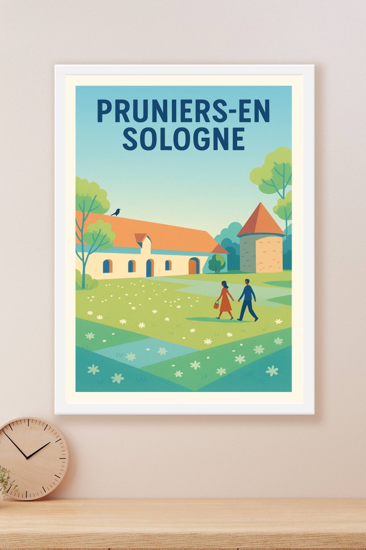 Affiche de Pruniers-en-Sologne - Promenade champêtre et charme bucolique