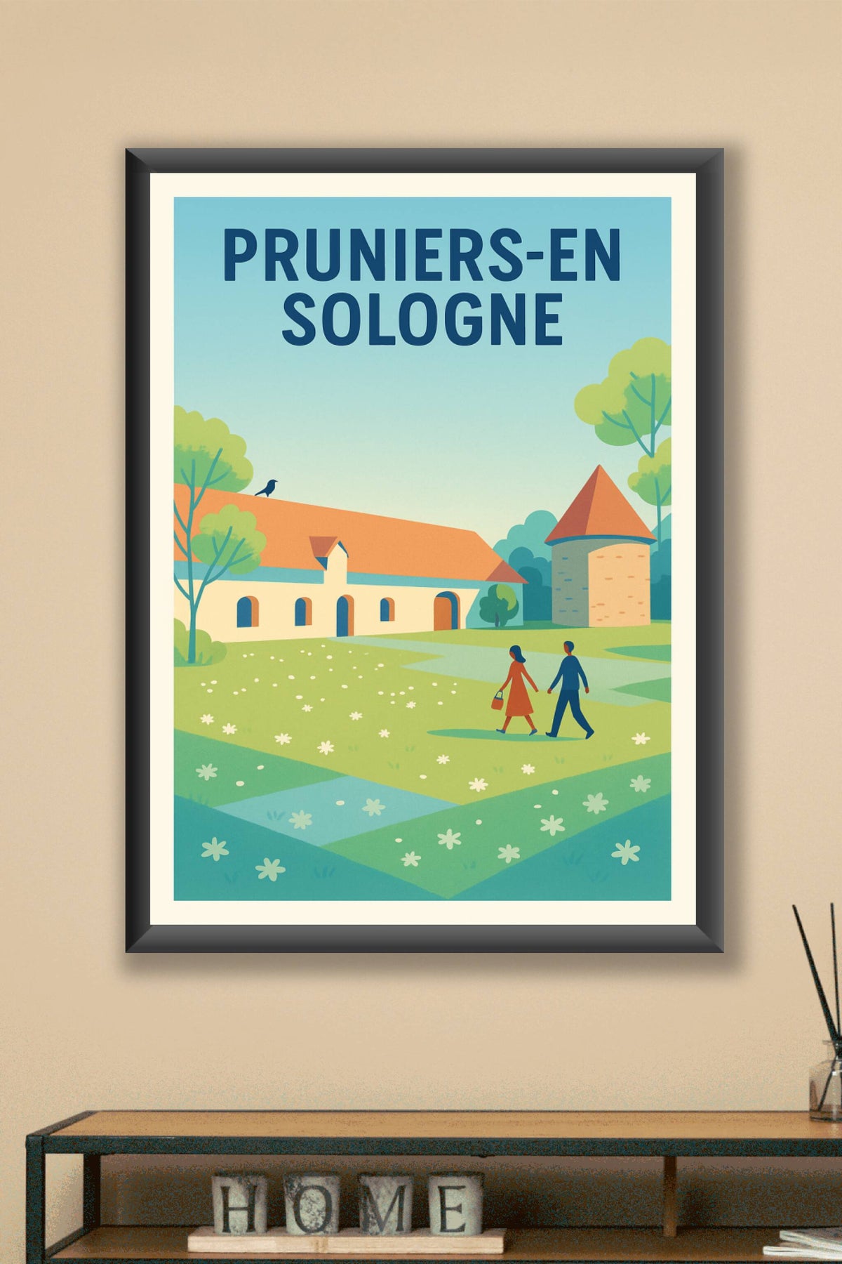 Affiche de Pruniers-en-Sologne - Promenade champêtre et charme bucolique