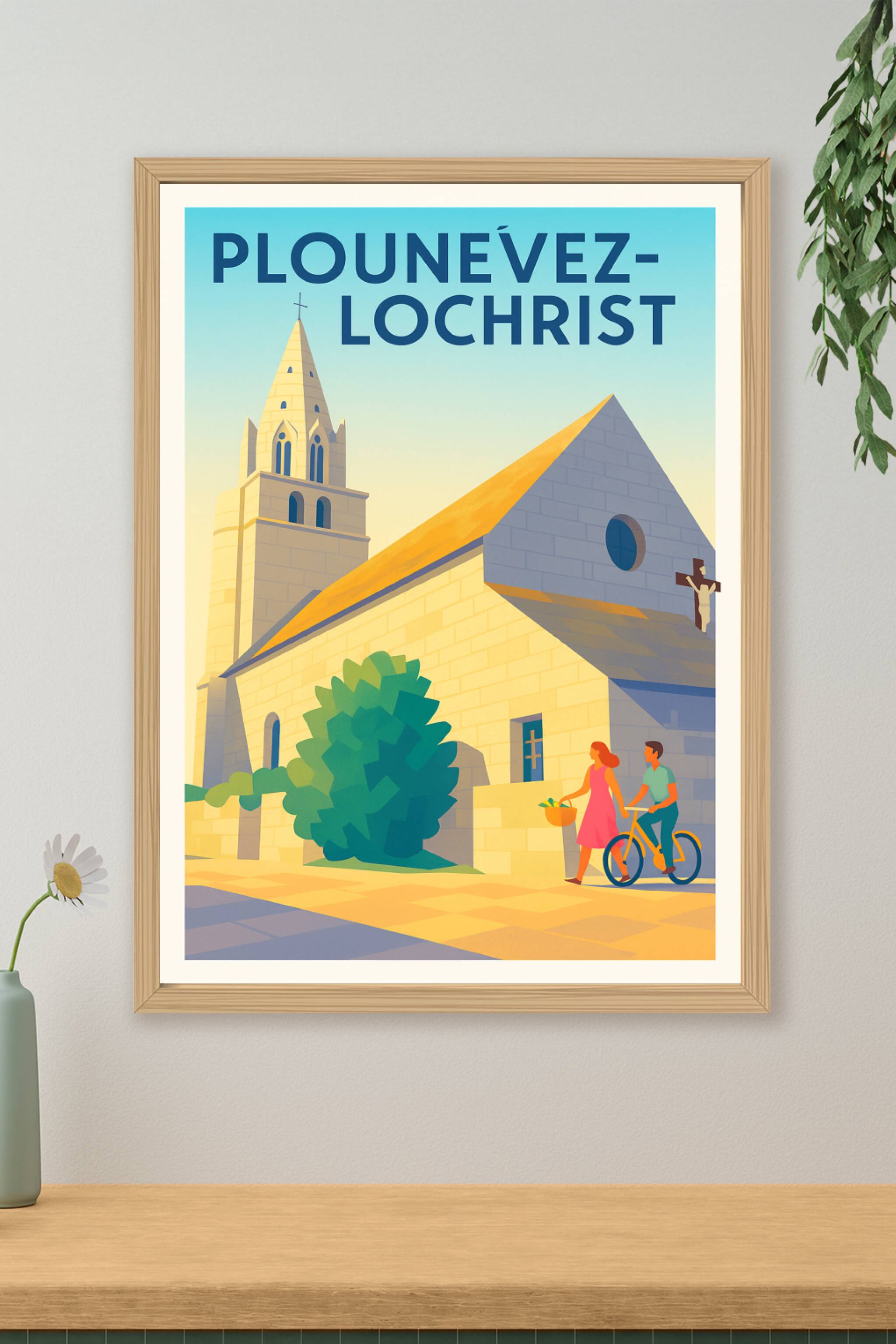 Affiche de Plounévez-Lochrist - Charme et douceur bretonne