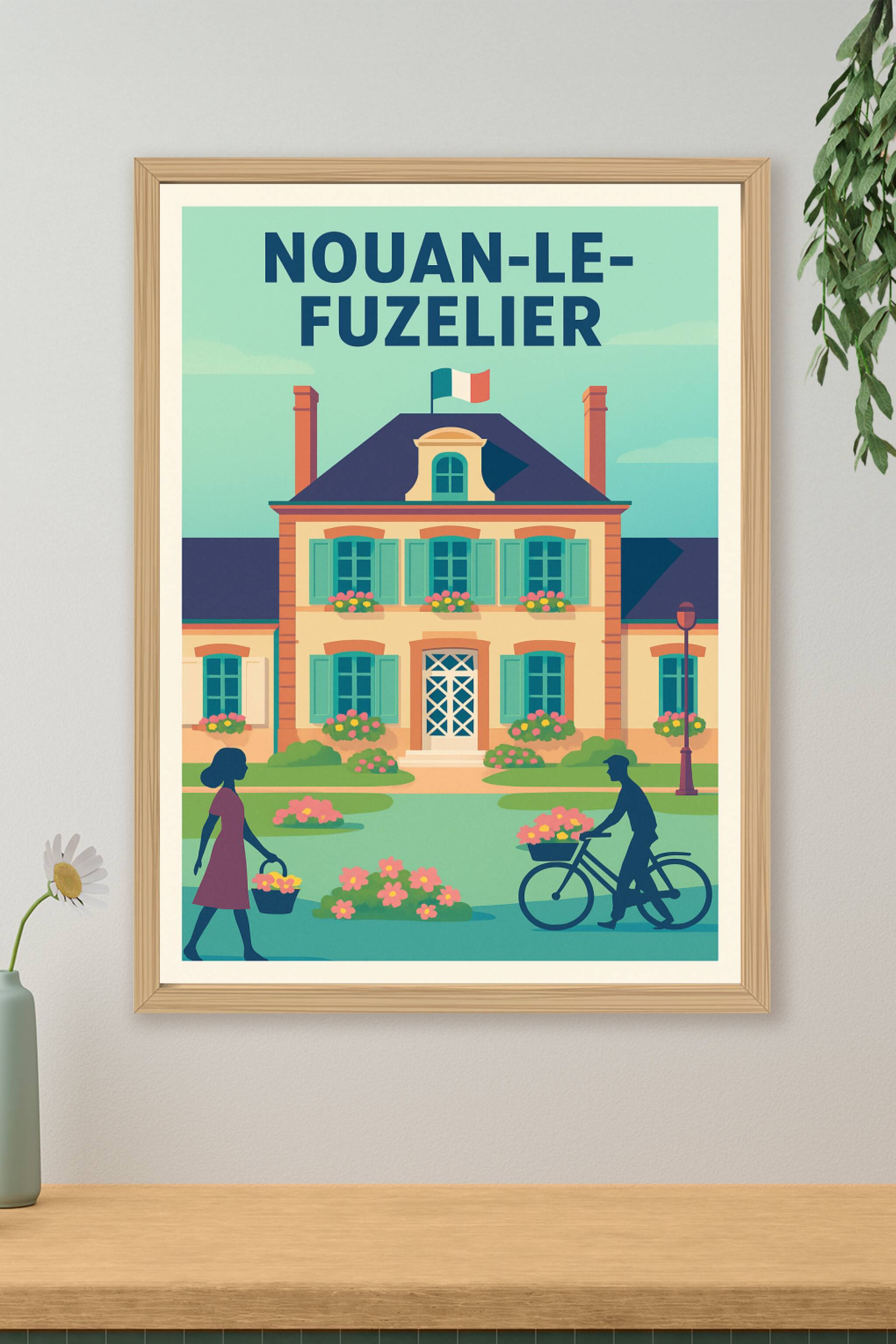 Affiche de Nouan-le-Fuzelier - Charme et douceur de la campagne française