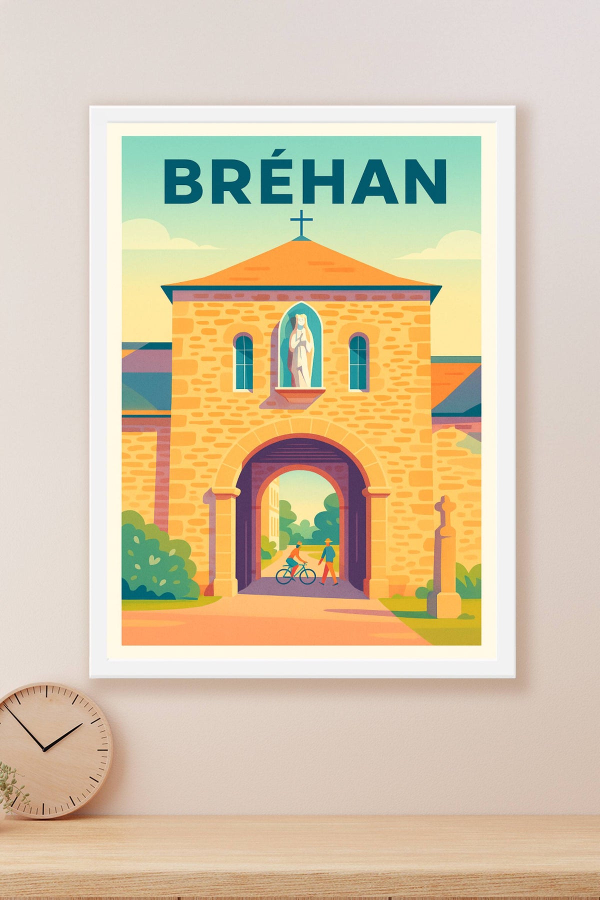 Affiche de Bréhan - Charme et histoire au cœur de la Bretagne
