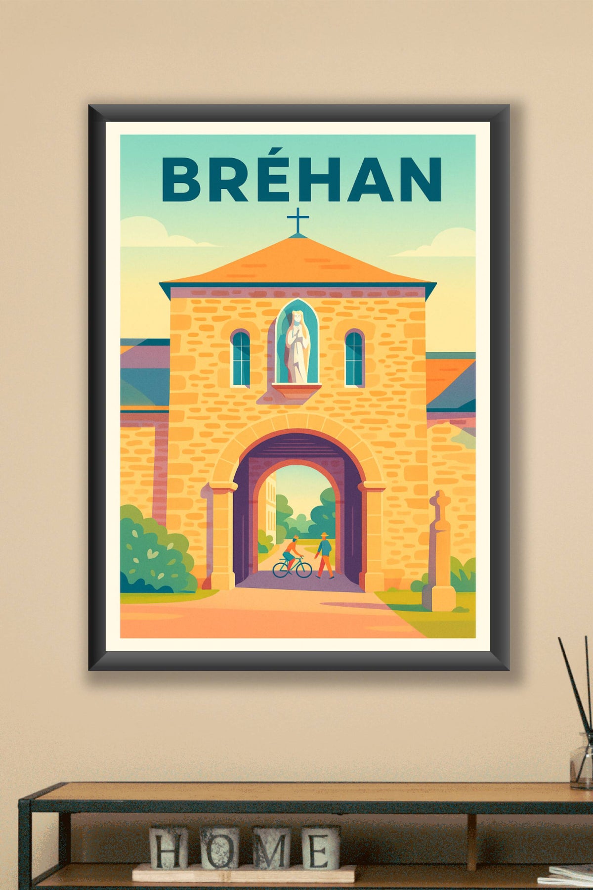 Affiche de Bréhan - Charme et histoire au cœur de la Bretagne