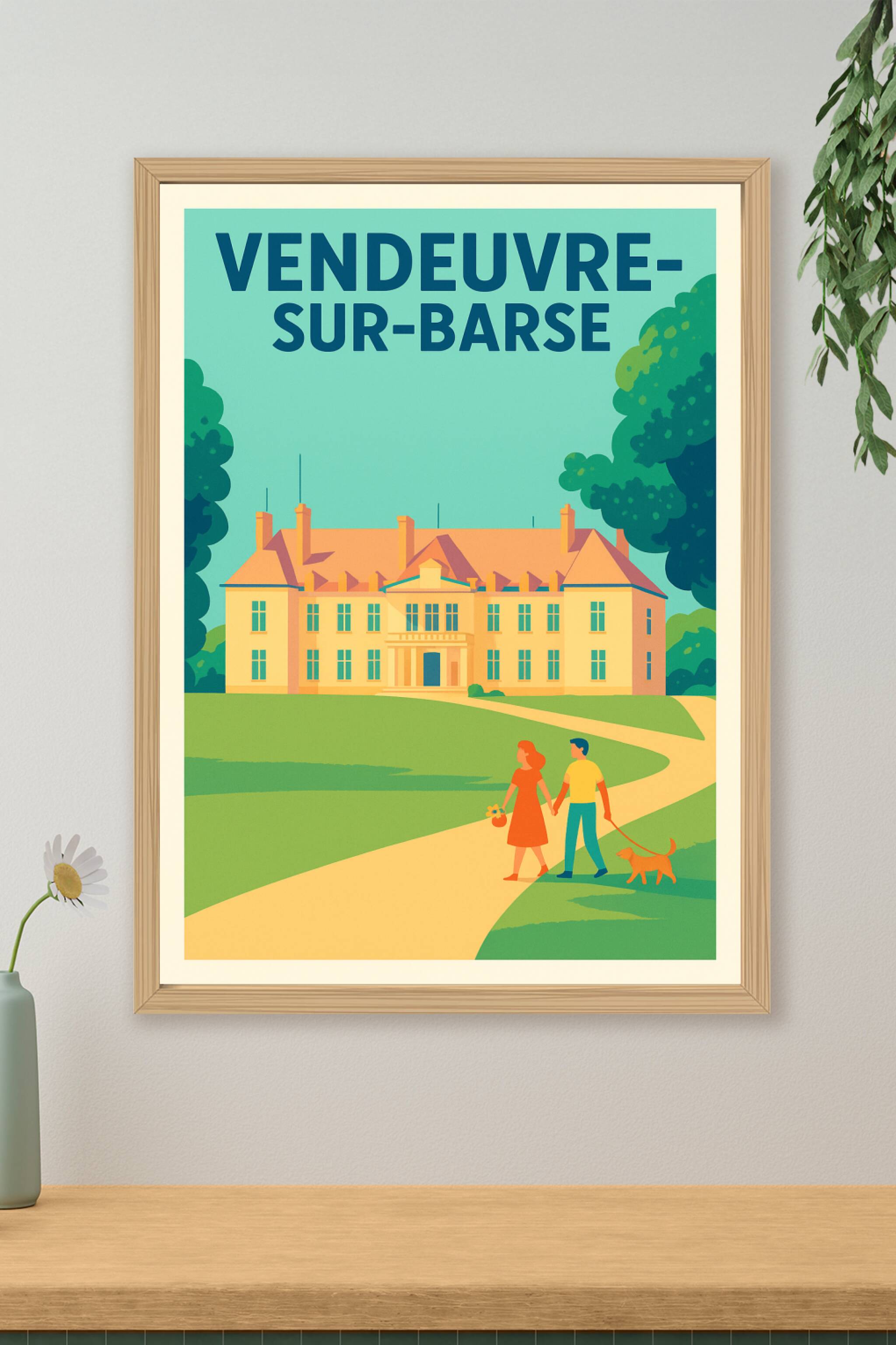 Affiche de Vendeuvre-sur-Barse - Charme et sérénité au château