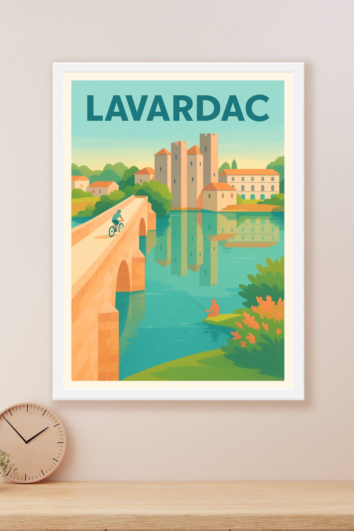 Affiche de Lavardac - Charme et sérénité au fil de l'eau