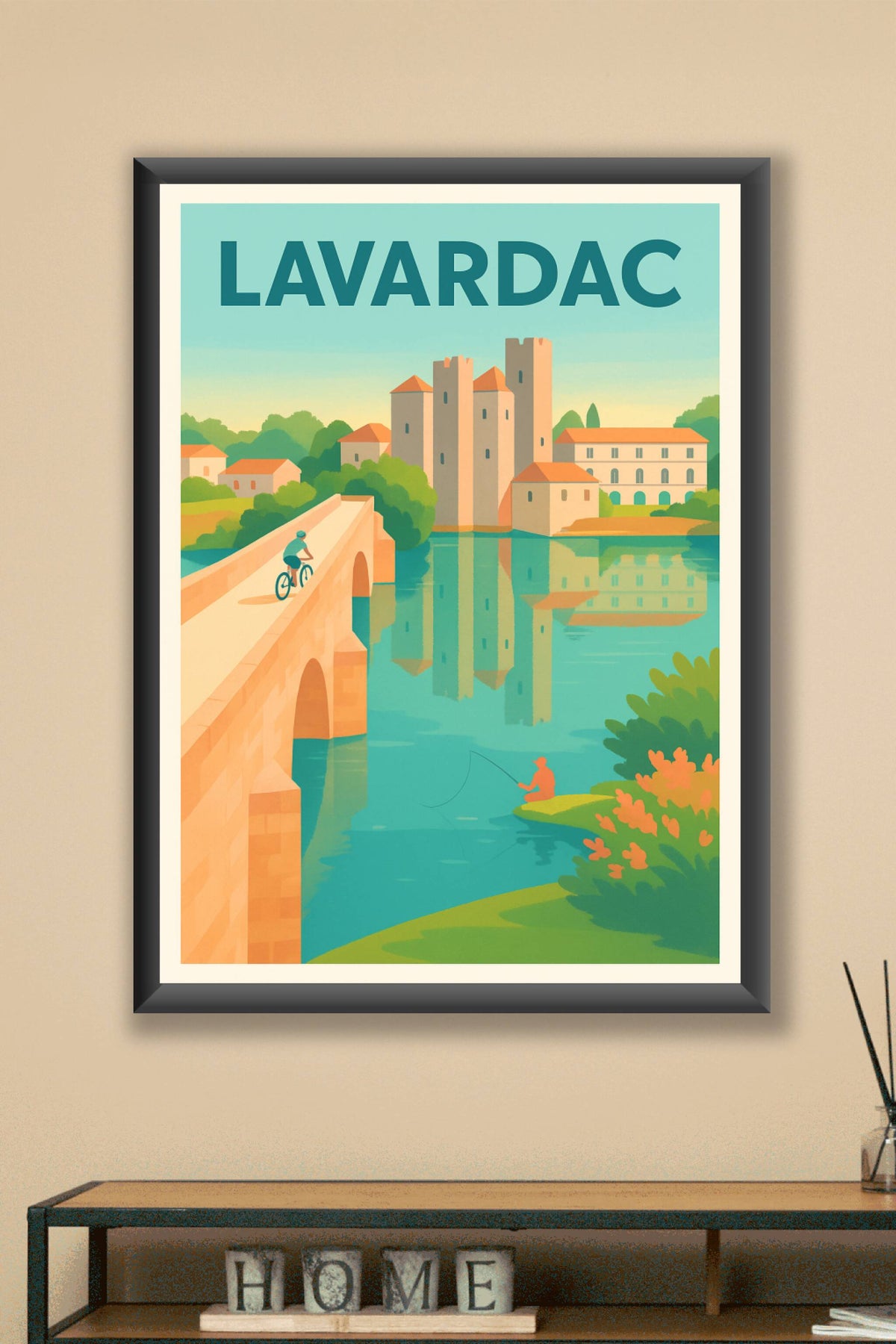 Affiche de Lavardac - Charme et sérénité au fil de l'eau
