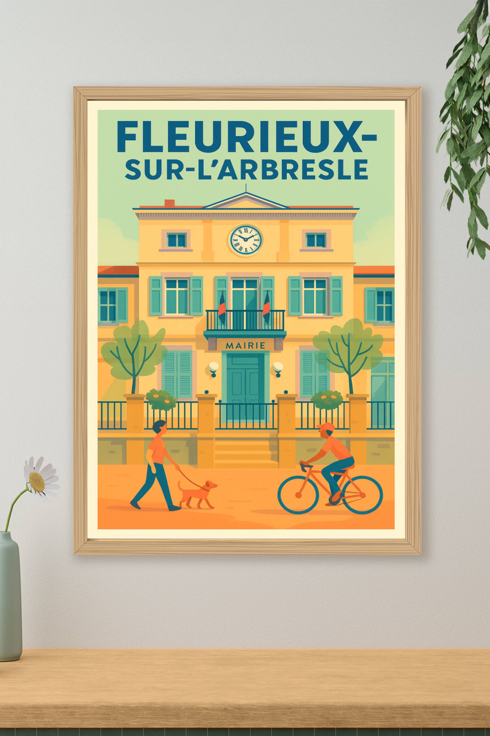 Affiche de Fleurieux-sur-l'Arbresle - Charme et quiétude au cœur de la mairie