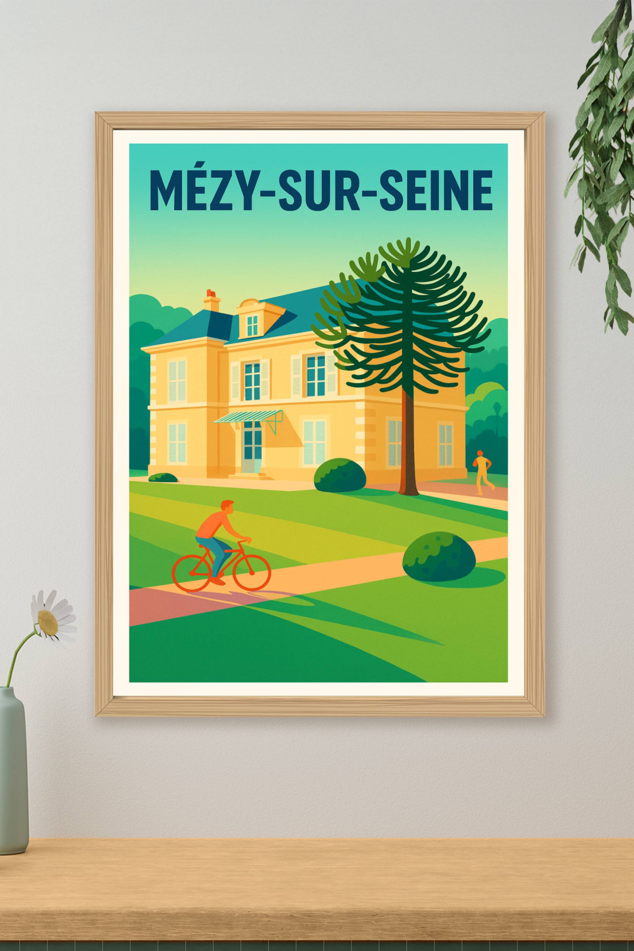 Affiche de Mézy-sur-Seine - L'élégance bucolique au cœur de la nature