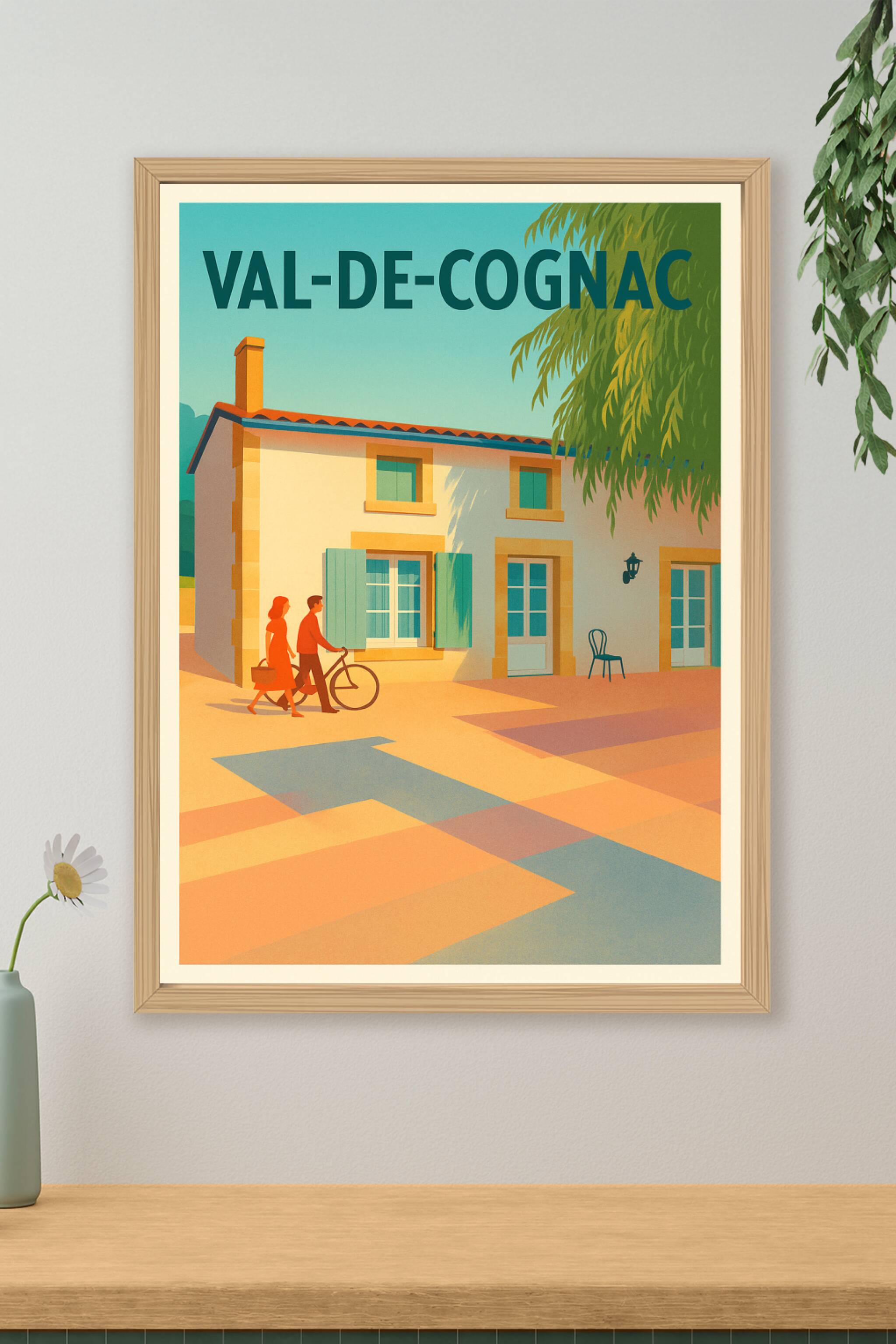 Affiche de Val-de-Cognac - Charme et lumière du Sud-Ouest