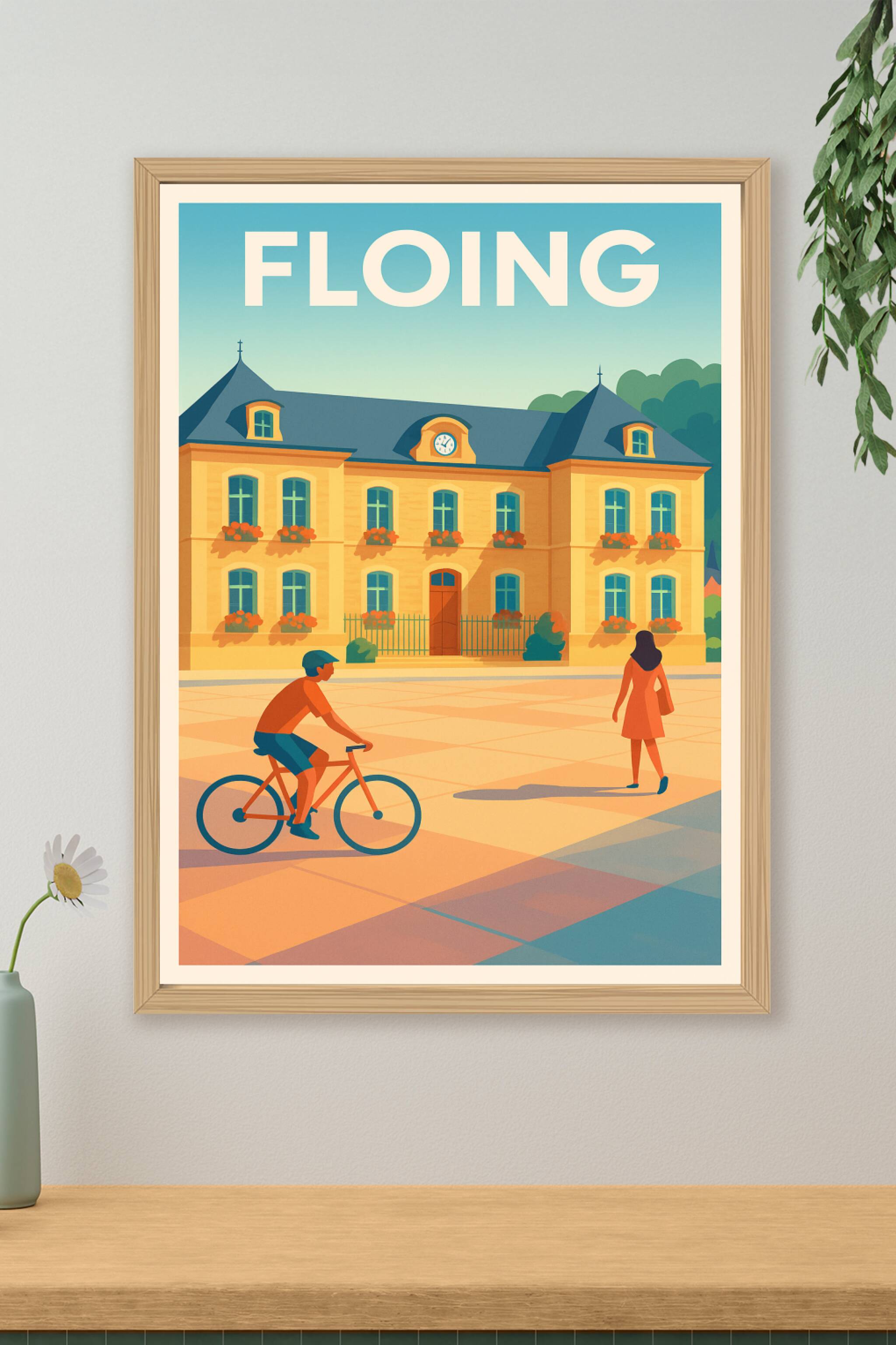 Affiche de Floing - Une escapade paisible au cœur de la ville