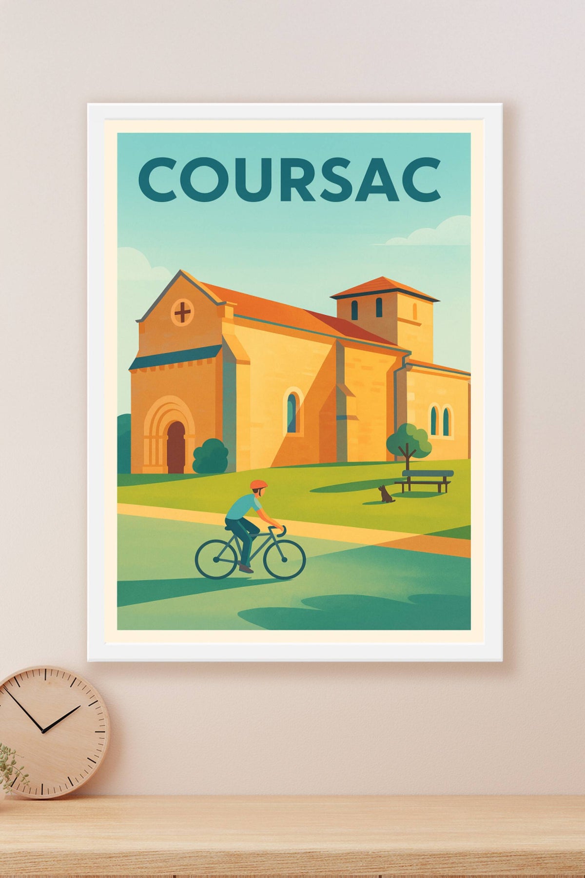 Affiche de Coursac - Un voyage paisible au cœur d'un village charmant